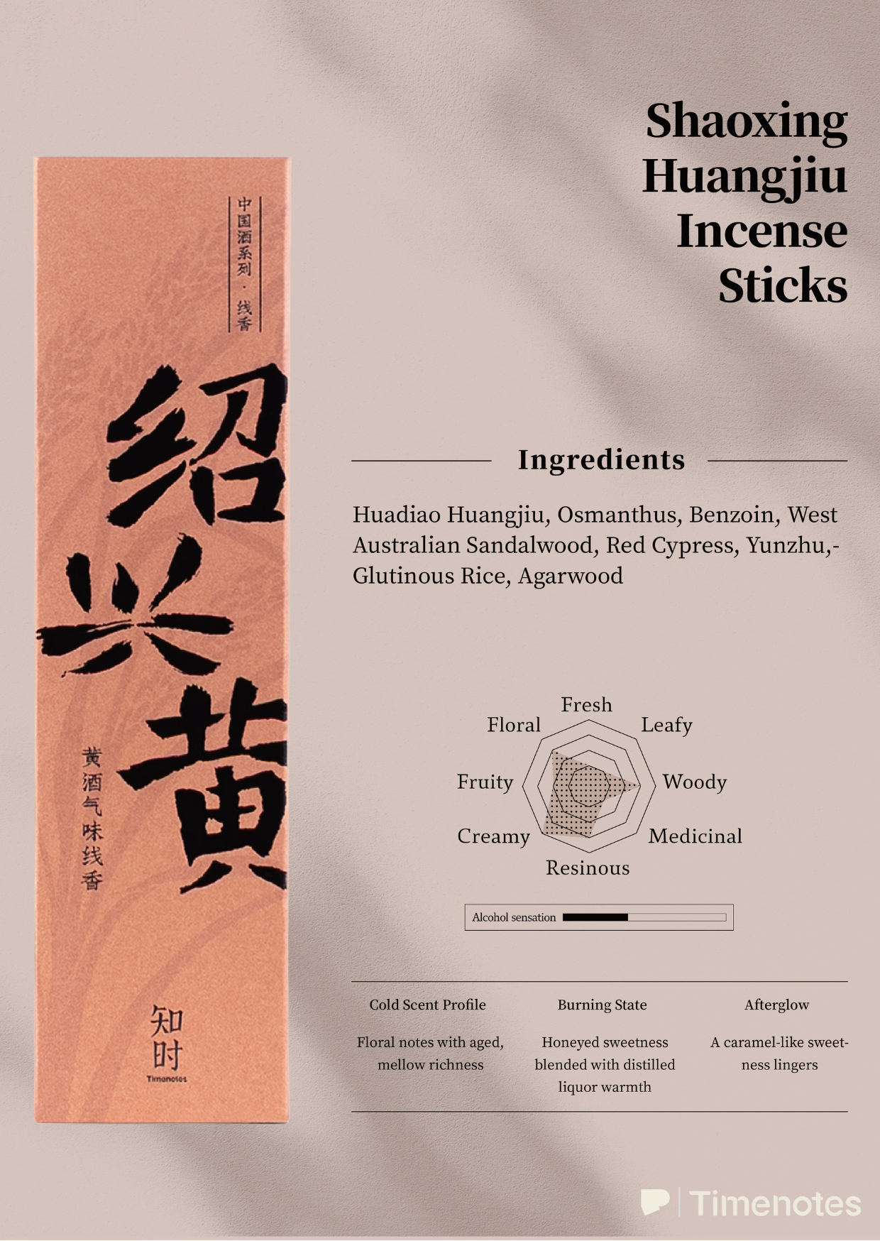 Timenotes JIU Series Incense Sticks