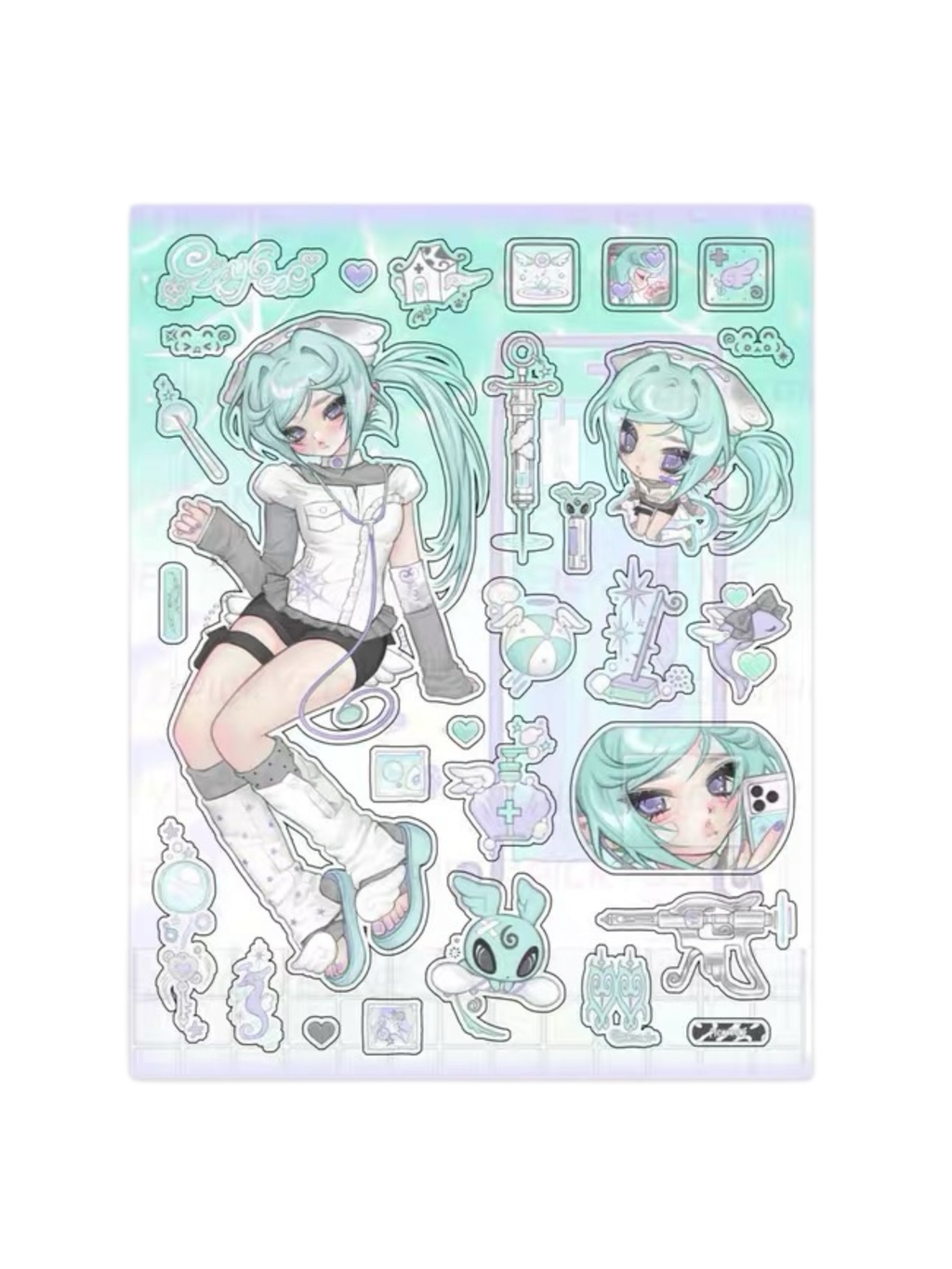 Pickybone Aqua Healing Sticker