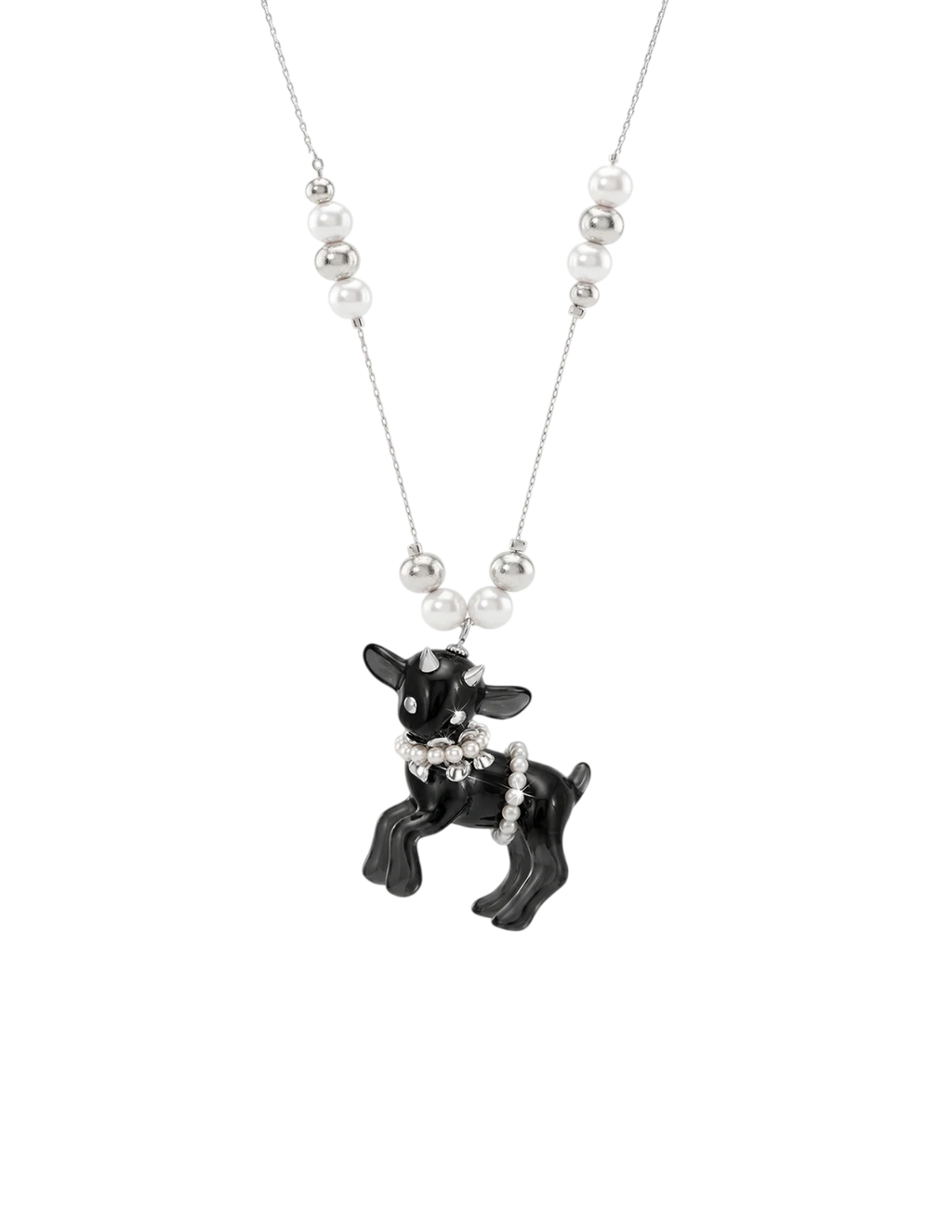 SUMIYAKI  Pearl Spirit Lamb Necklace