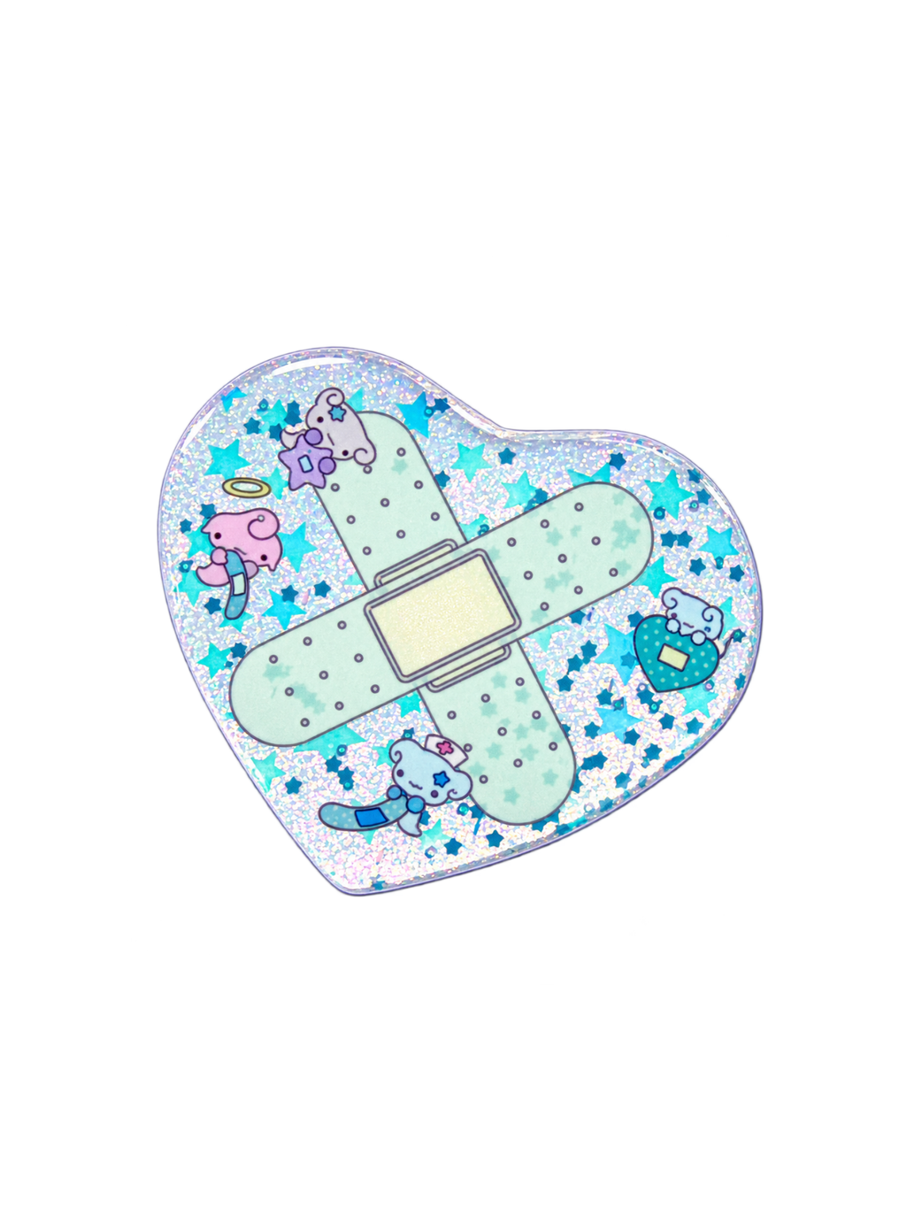 alldollscode Glitter illustrated Badge
