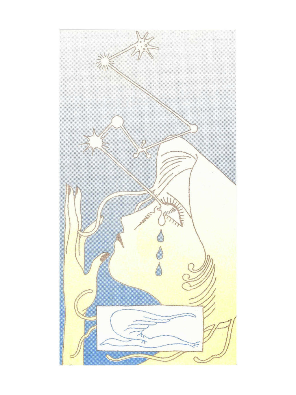 Pepeko In between My Eye Small Riso Print
