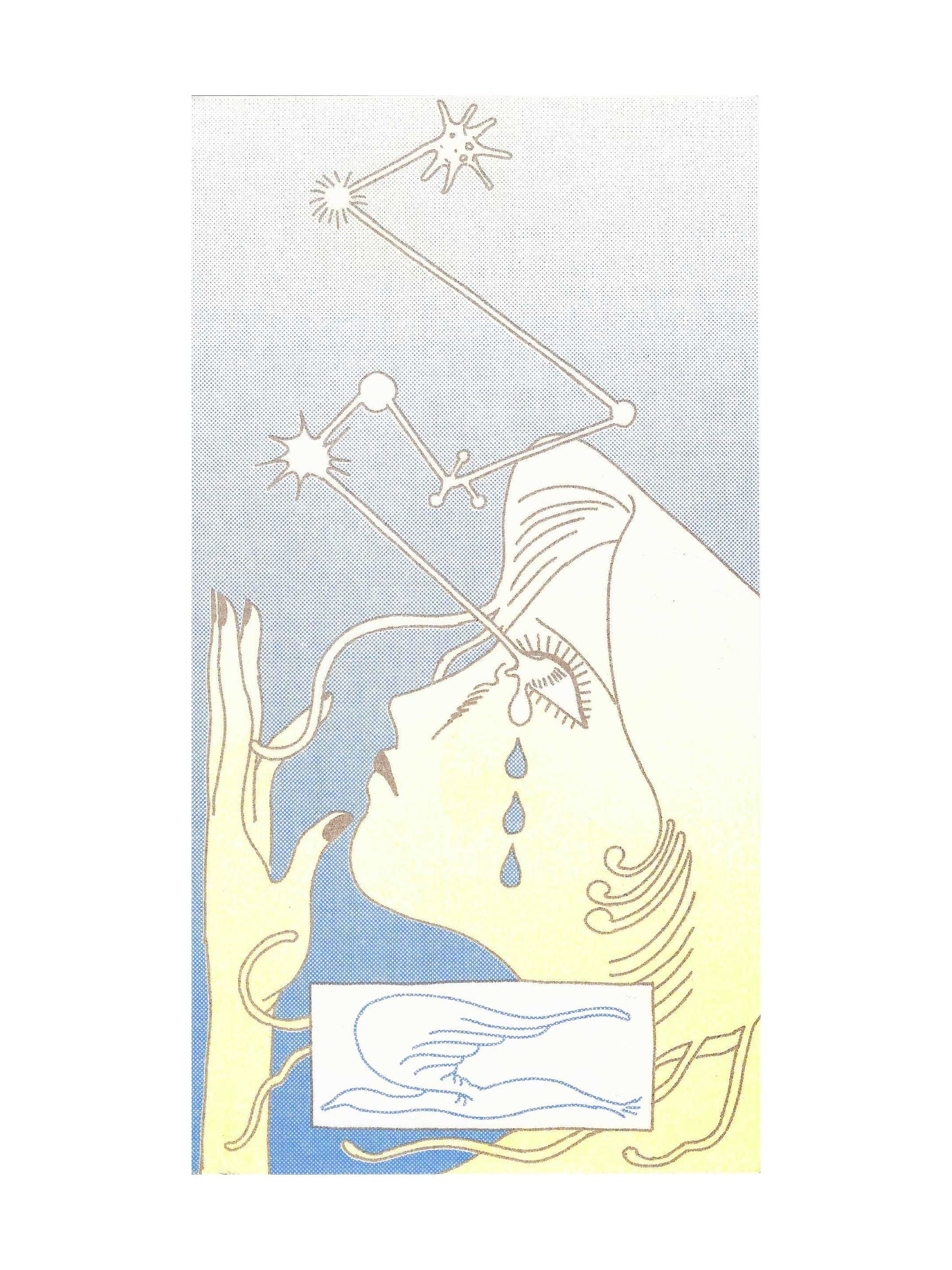 Pepeko In between My Eye Small Riso Print