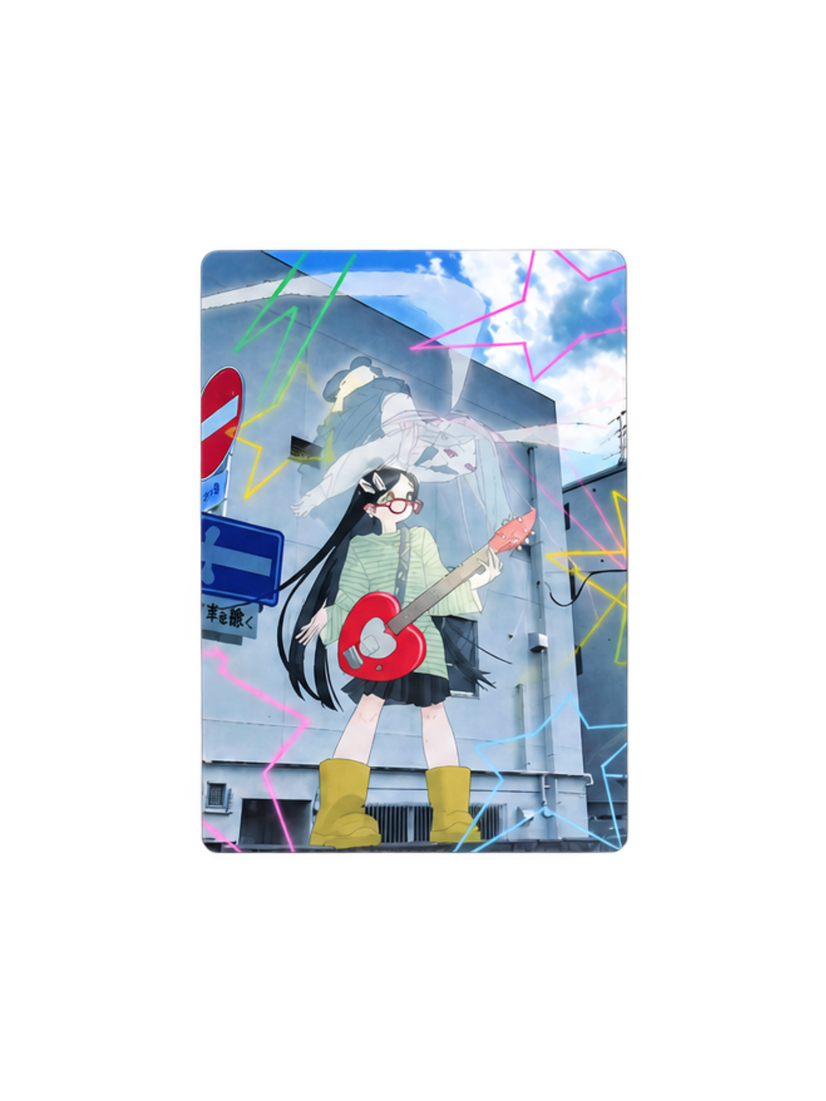 PiPOOxAFU Missing You = Love Lenticular Postcard