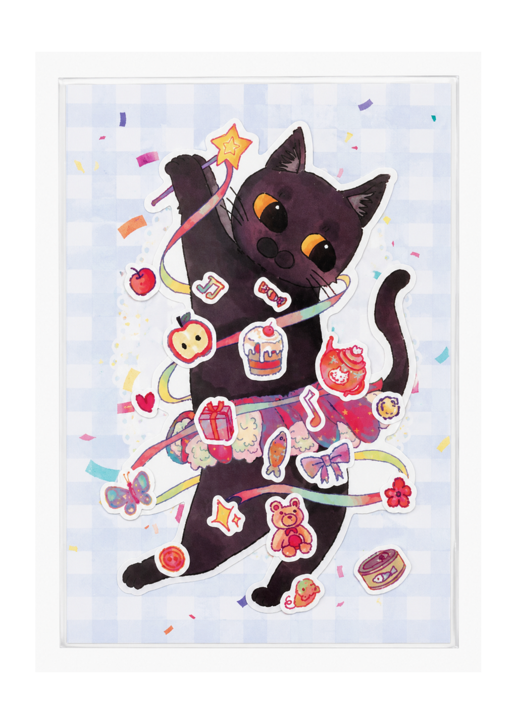 Xizi my cat loves dancing sticker