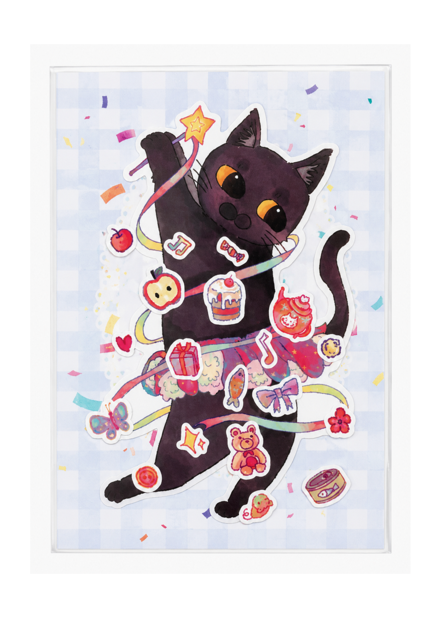 Xizi my cat loves dancing sticker