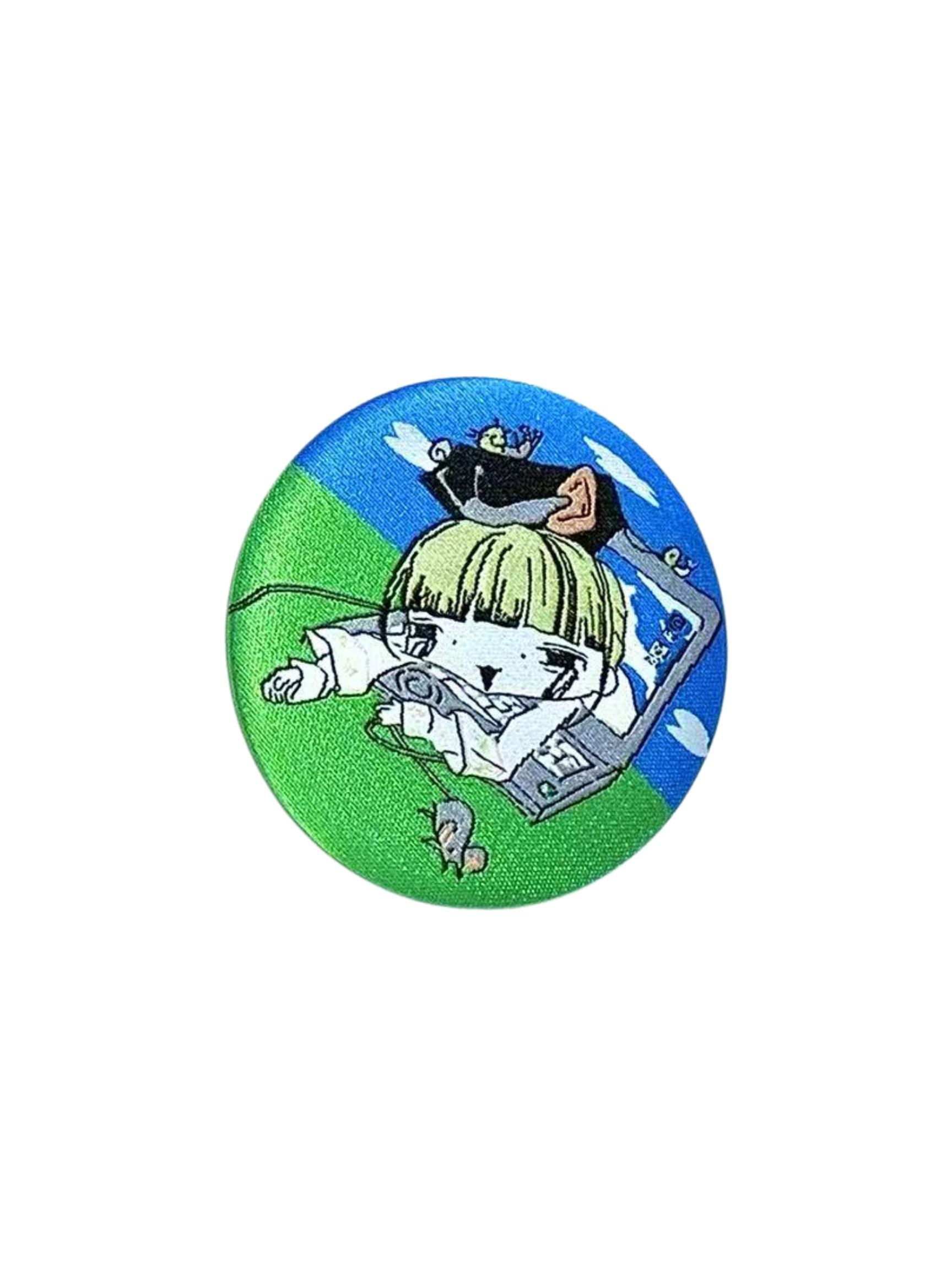 Pipoo Creepy Cute Girls Badge