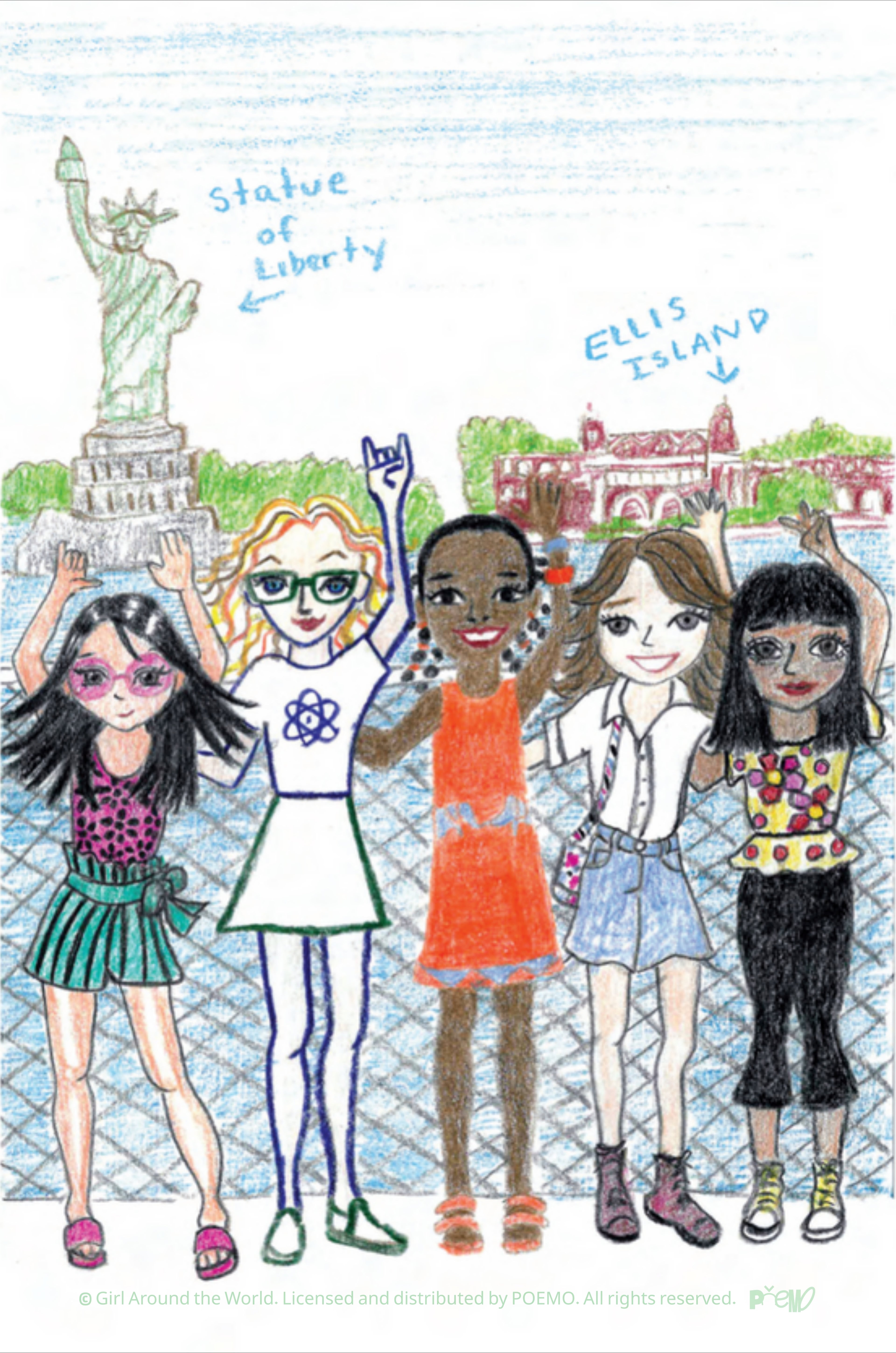 Girl Around the World: Postcard