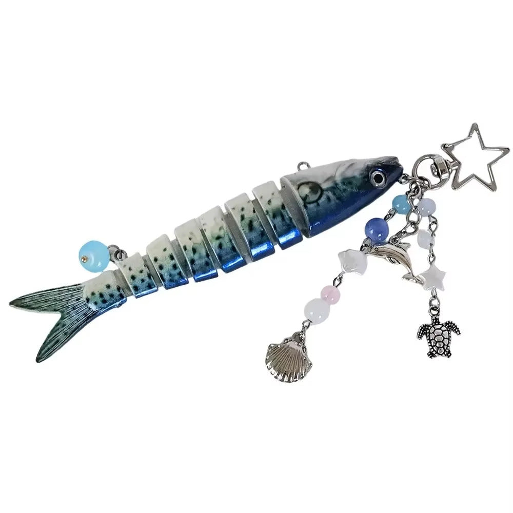 Multi-Jointed Fish Pendant