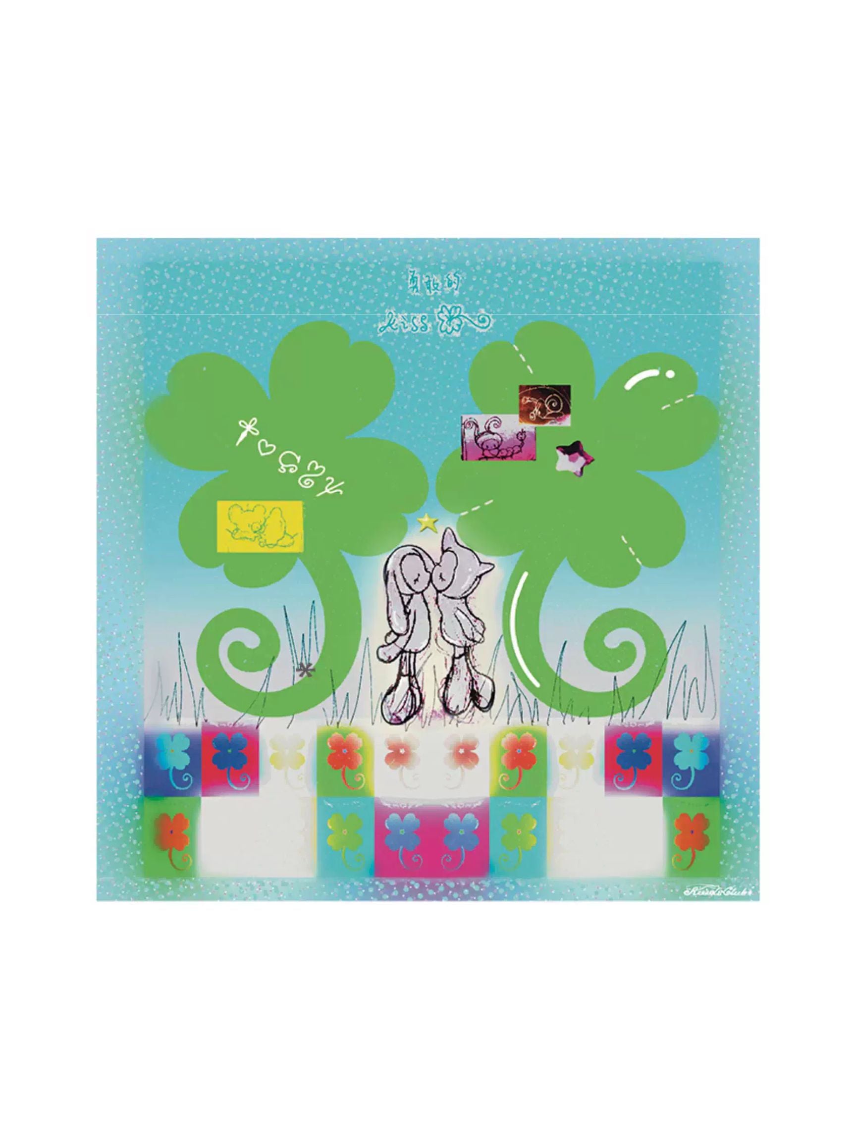 KiiidsClub Lucky&Kiss Tapestry