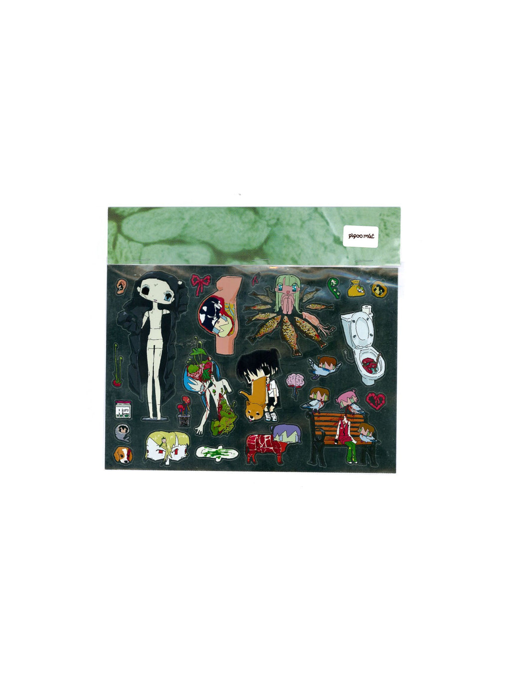 Pipoo Weirdcore Anatomy Stickers