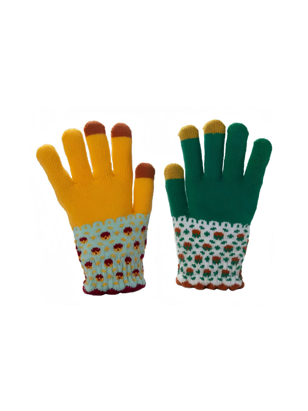 Garden Pop Knit Gloves