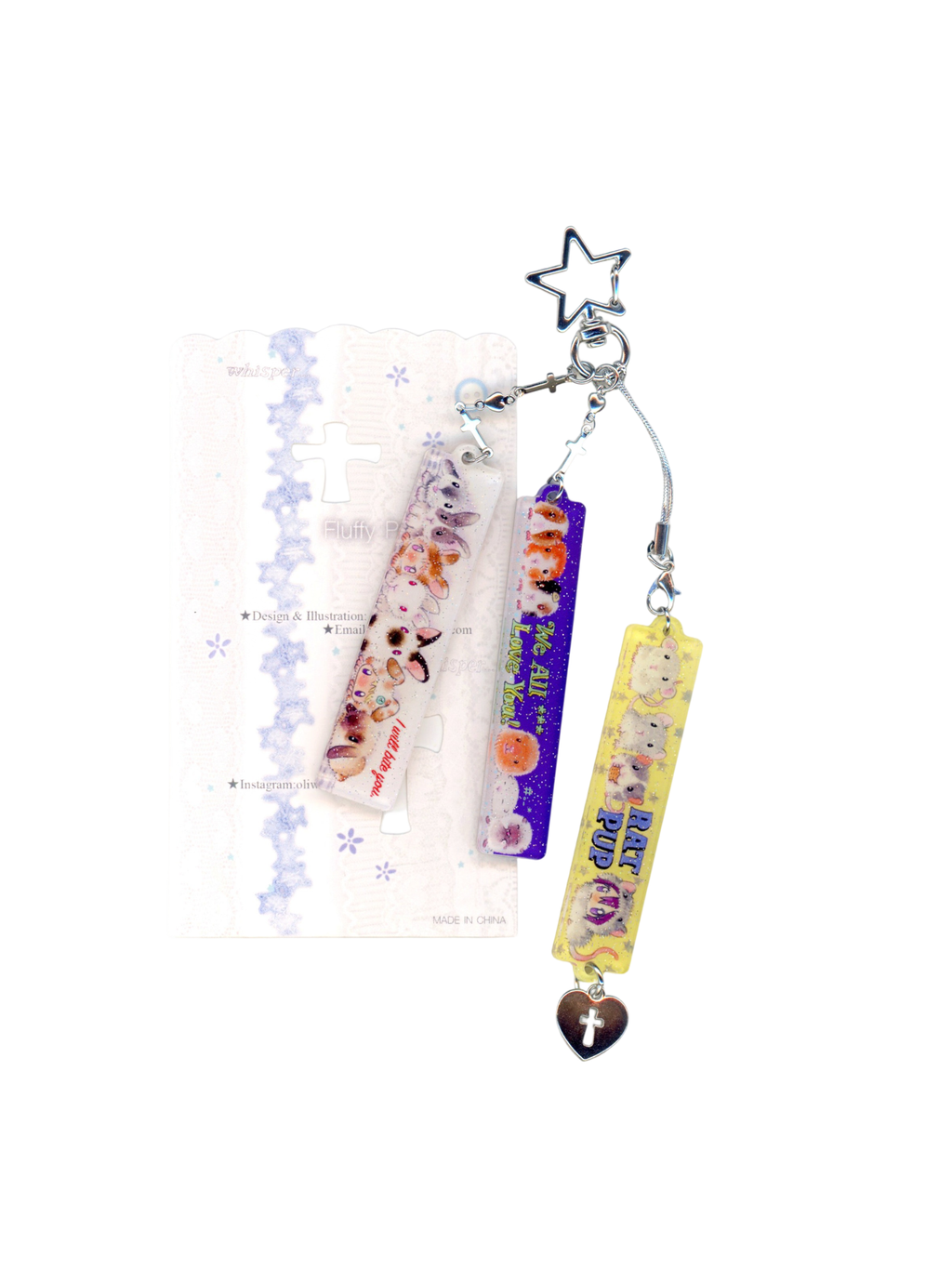 Oliwa Fluffy Paradise Keychain