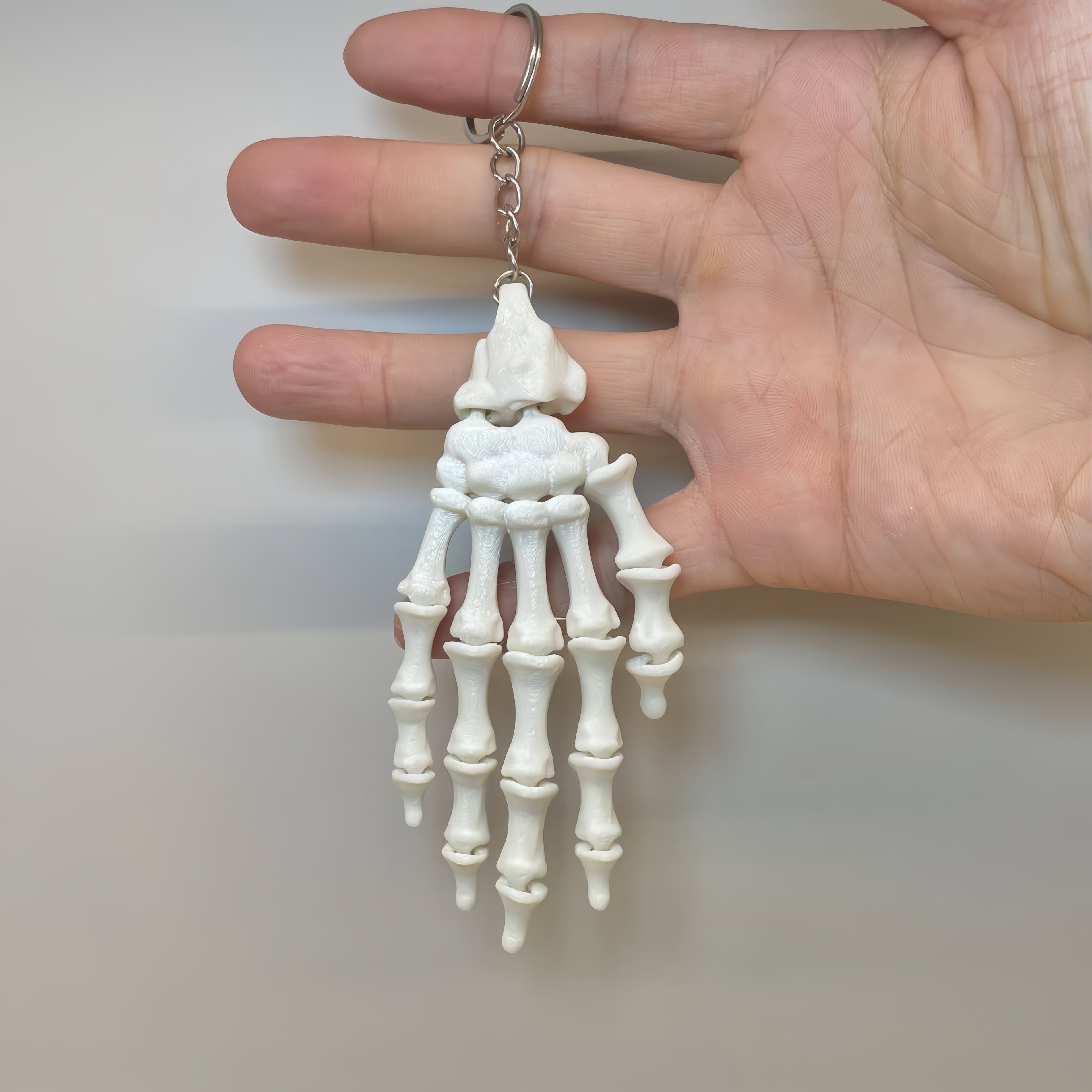 3D Printed Skeleton Hand Charm