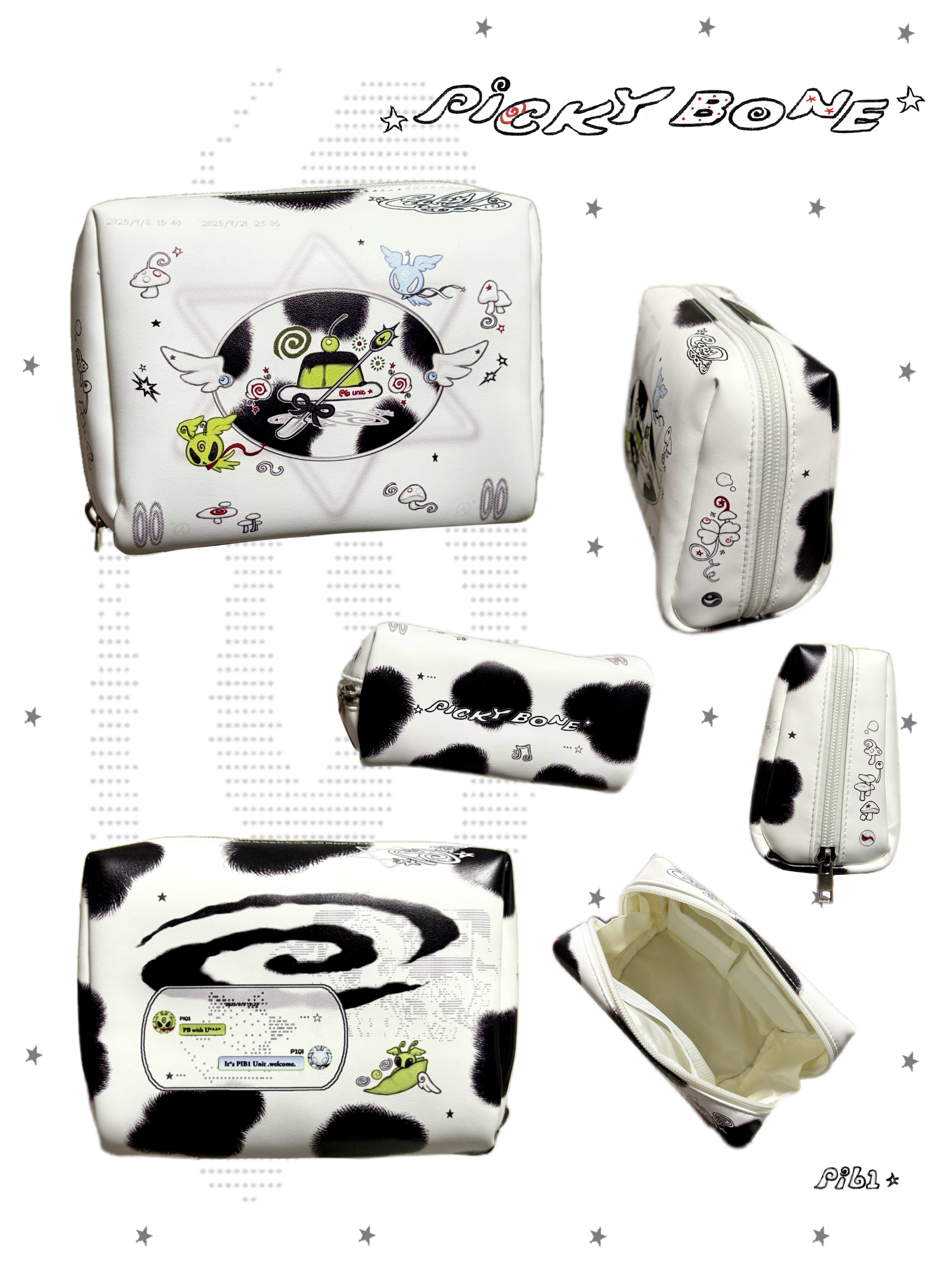 pickybone Supernova Round Cosmetic Bag