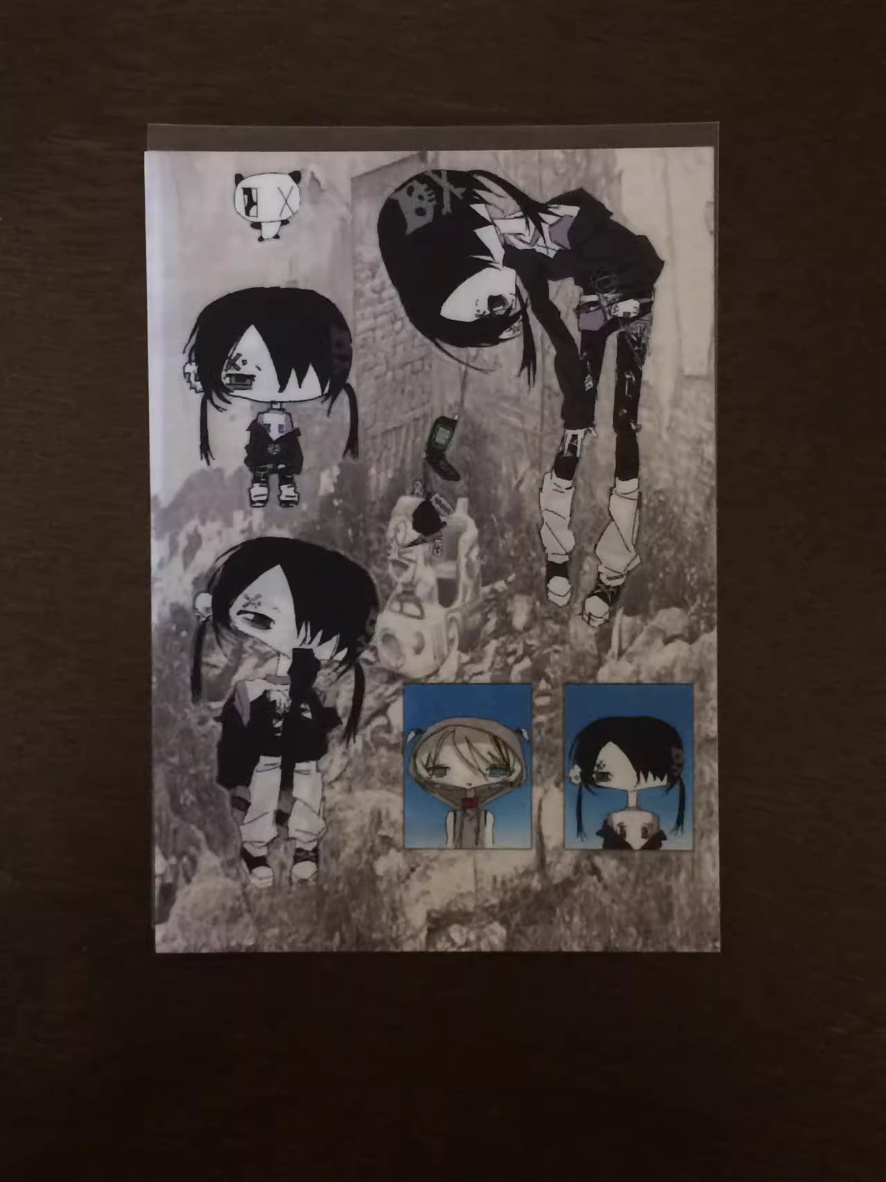 Pipoo Ruins Girl Stickers