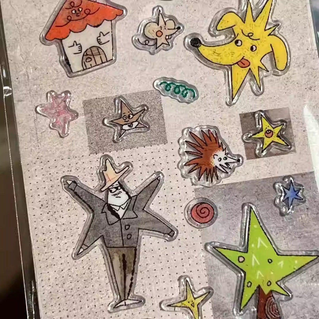 Starlit Artist Jelly Stickers