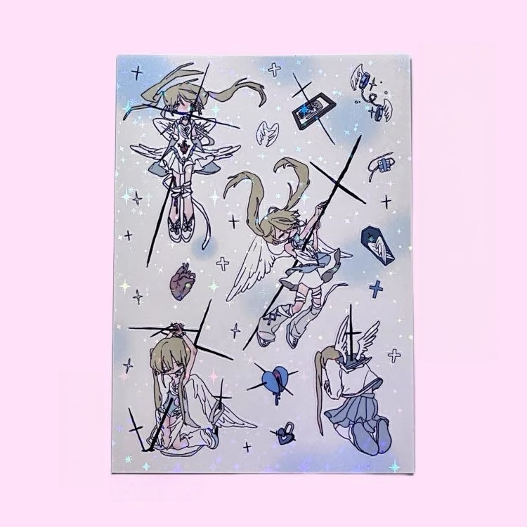 Pipoo Symbiont Star Holo Stickers