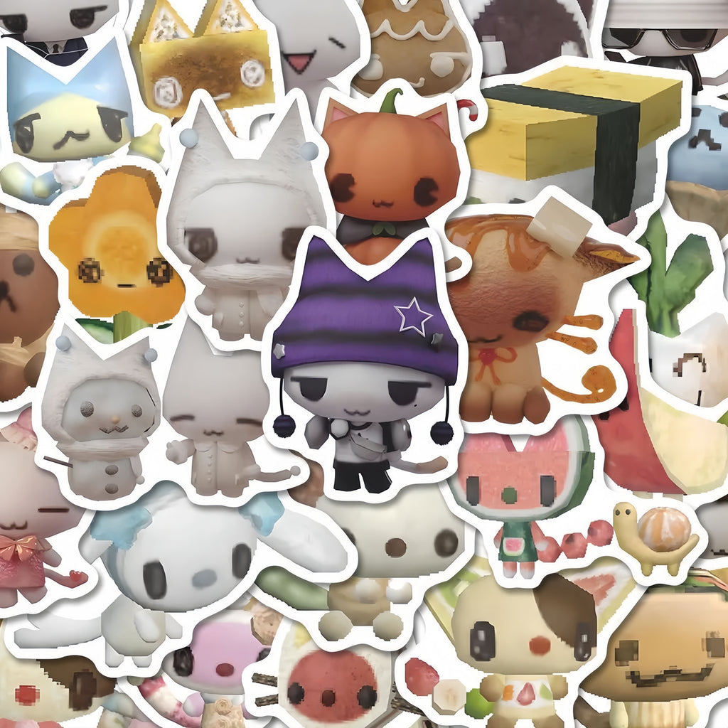 Doro Cat Snack Sticker Pack