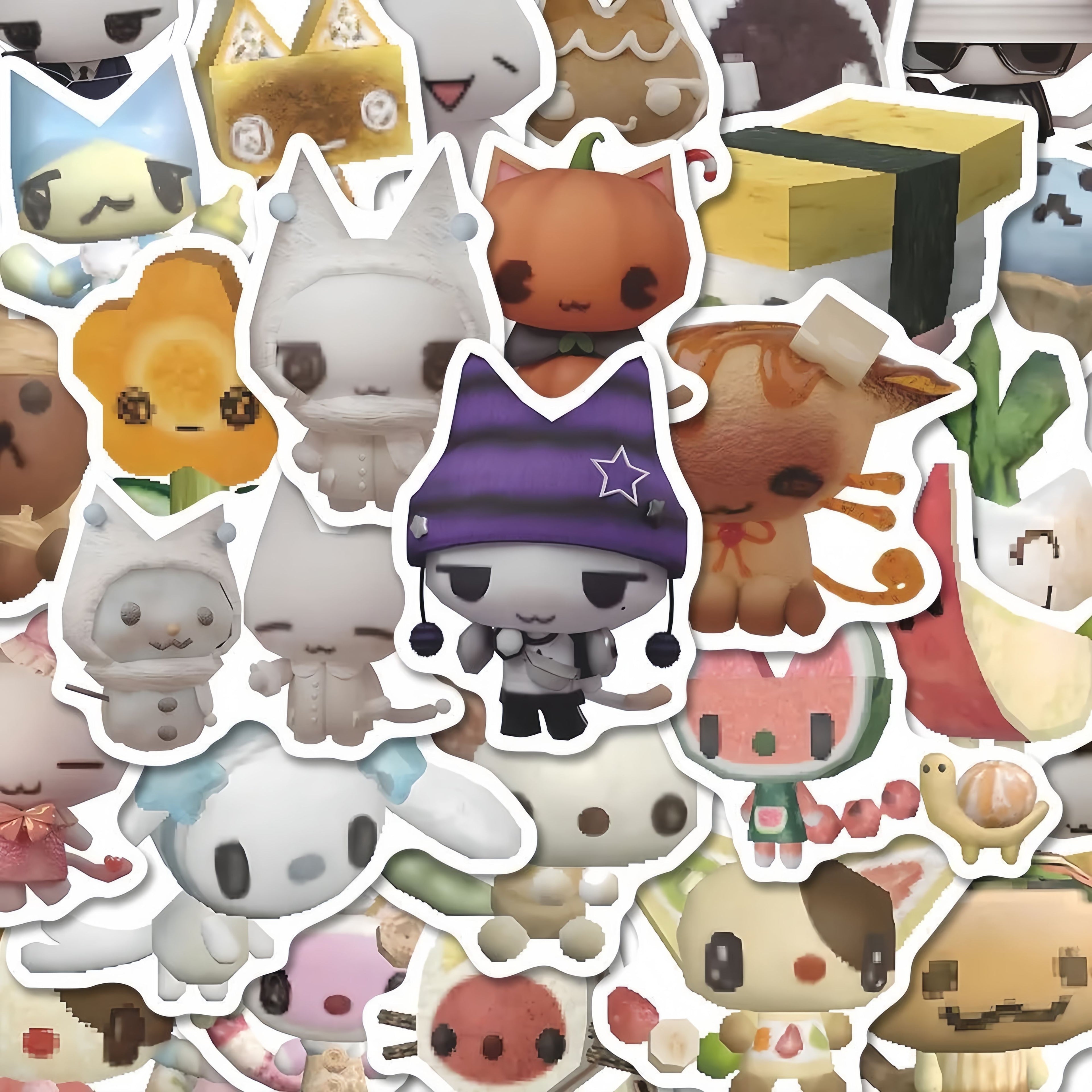 Doro Cat Snack Sticker Pack