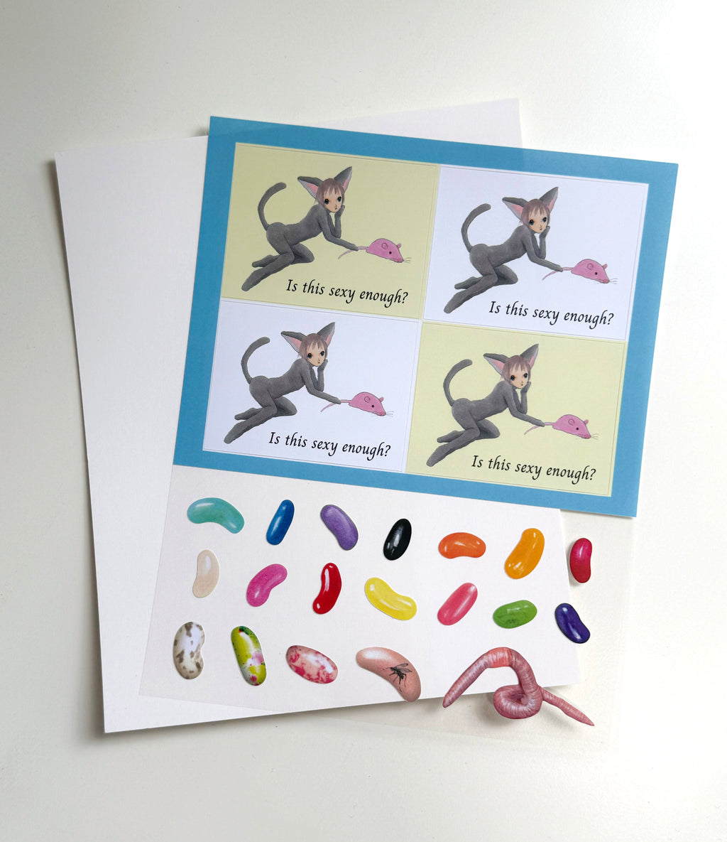 Niptong Jelly Bean Kitty Sticker