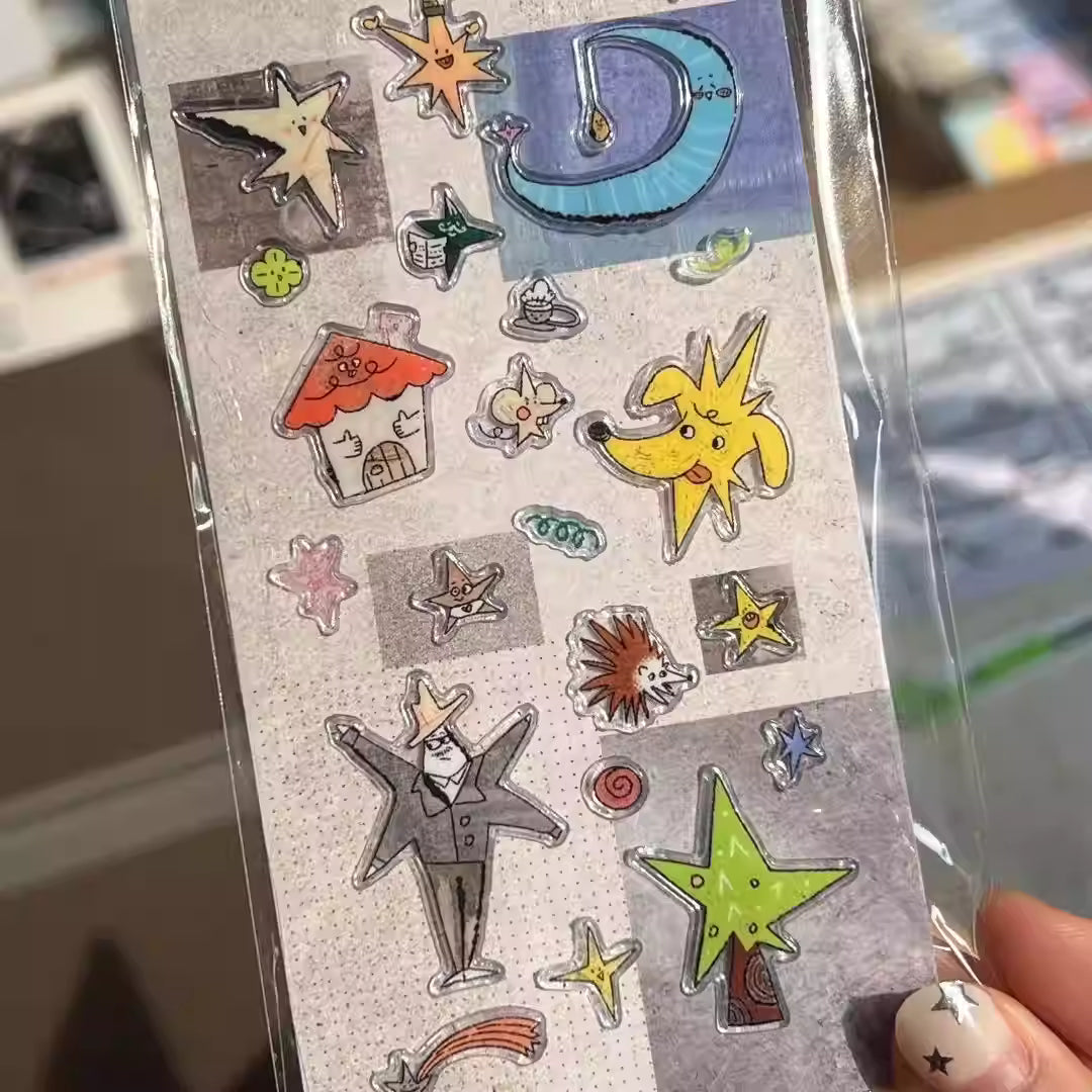 Starlit Artist Jelly Stickers