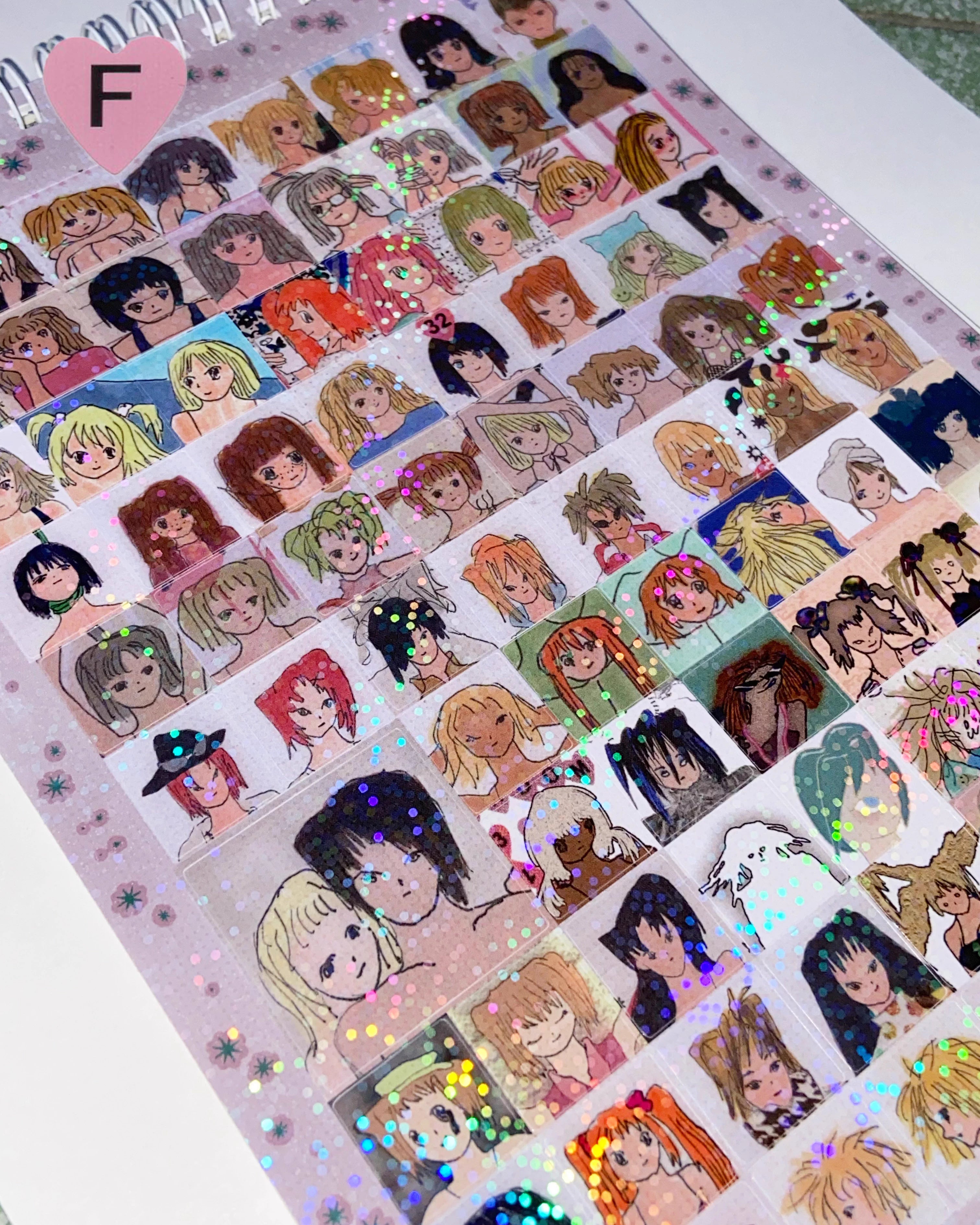 Niptong 100 Faces of Girls Stickers