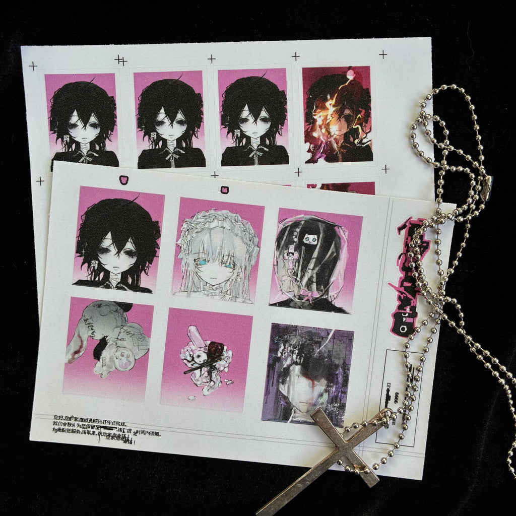 PipooxShukima Catlily ID Photo Sticker Set