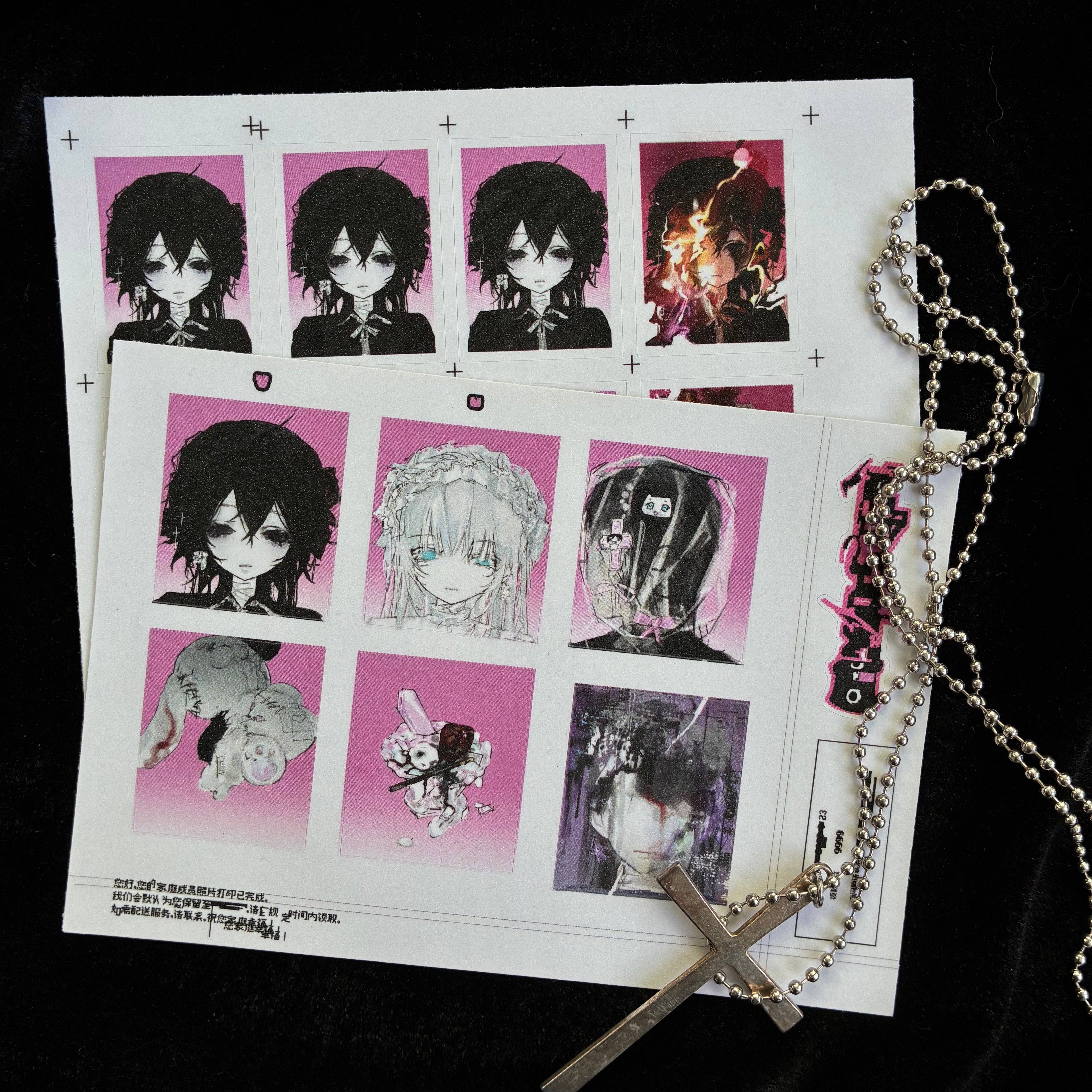 PipooxShukima Catlily ID Photo Sticker Set