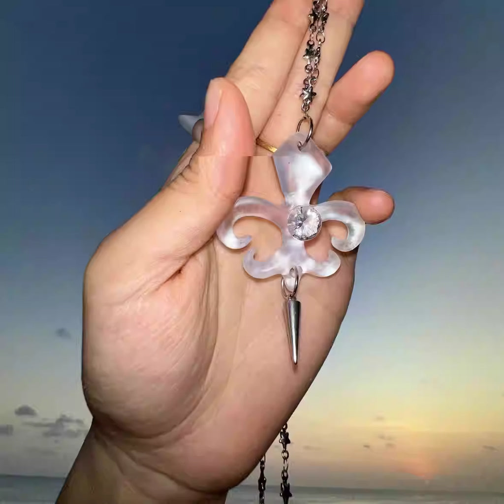 thenewyouthpark Starlink Crystal Necklace