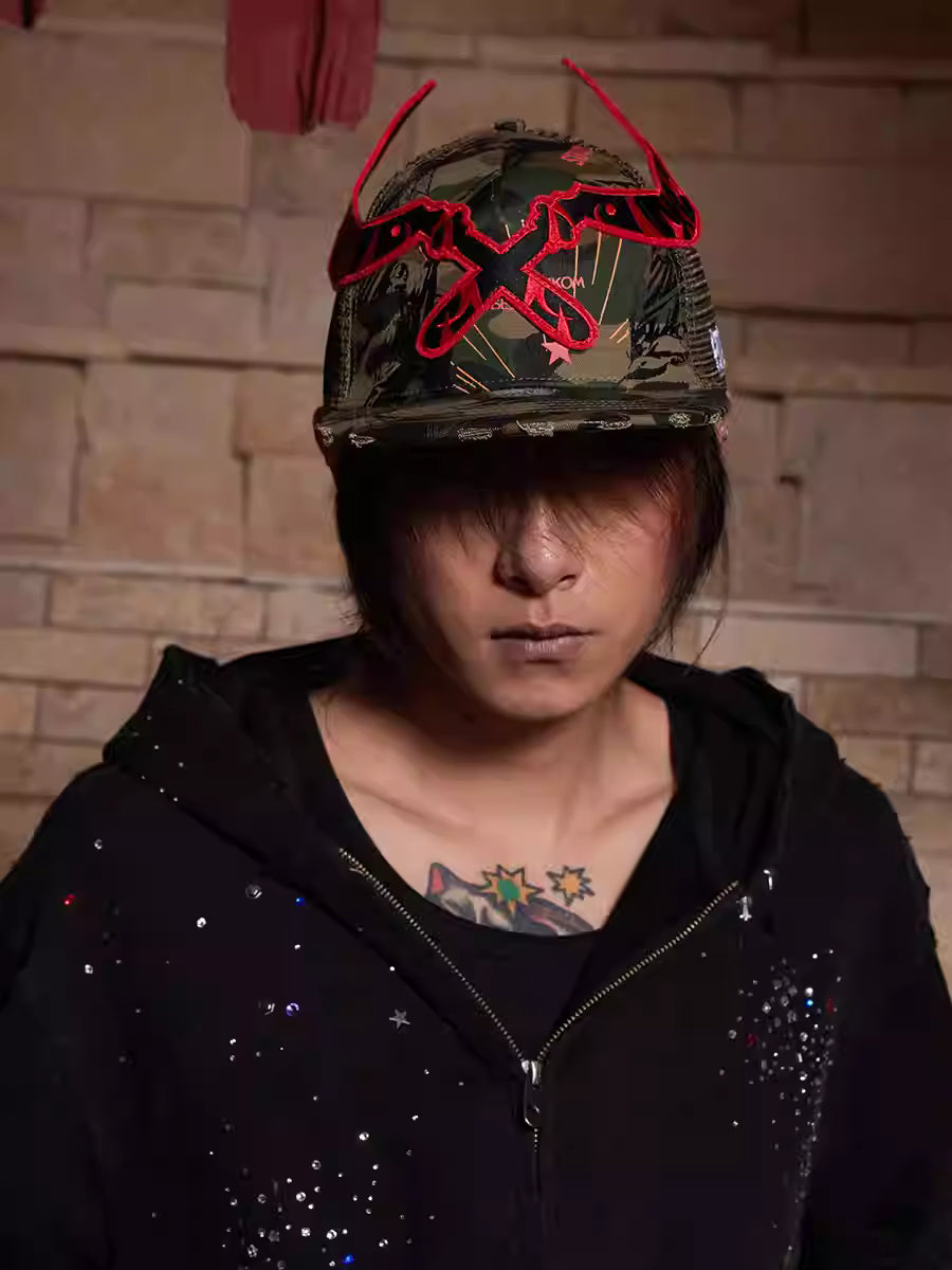 DND4DES Crimson Reaper Camo Cap