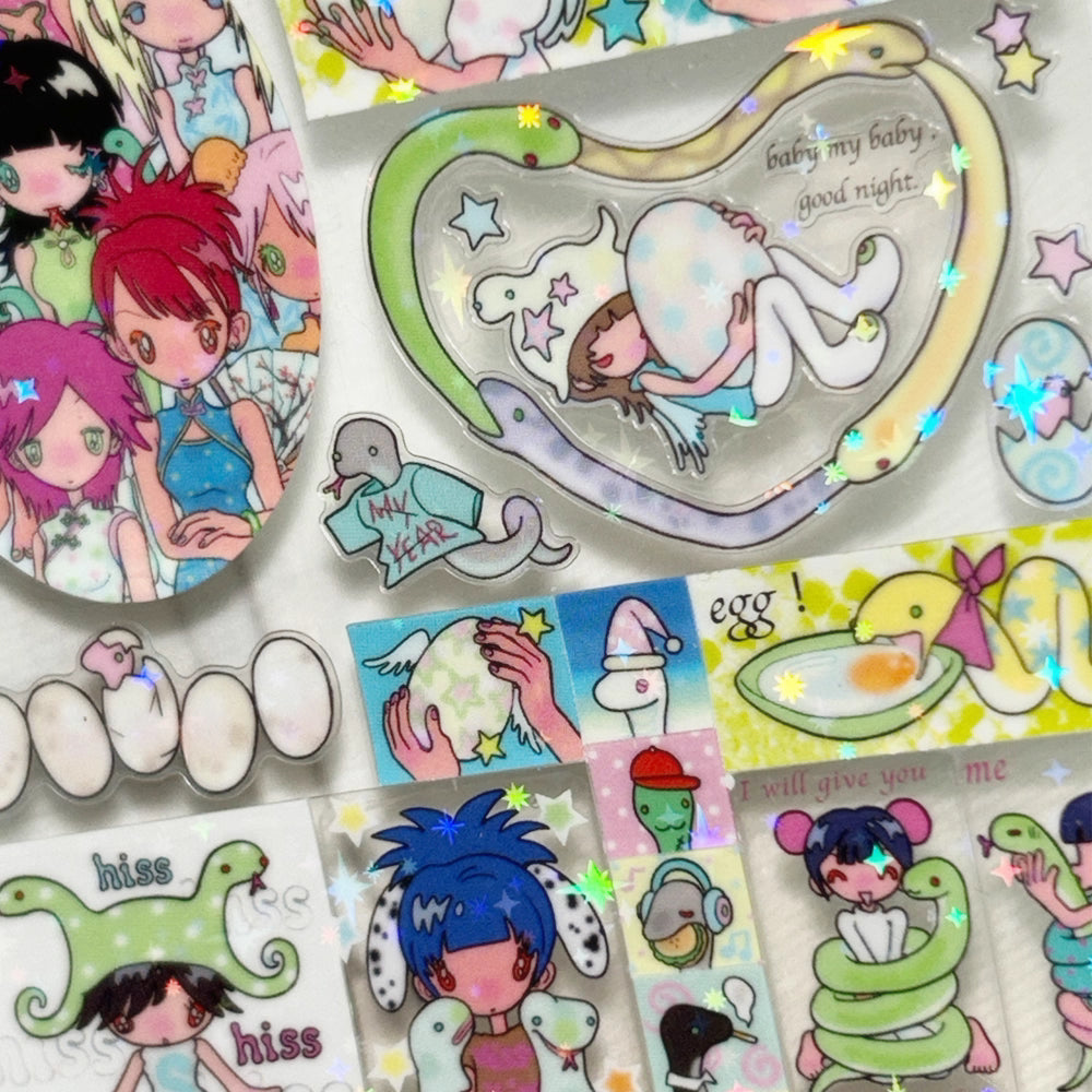 Sunonebird My Snake Snake Sticker