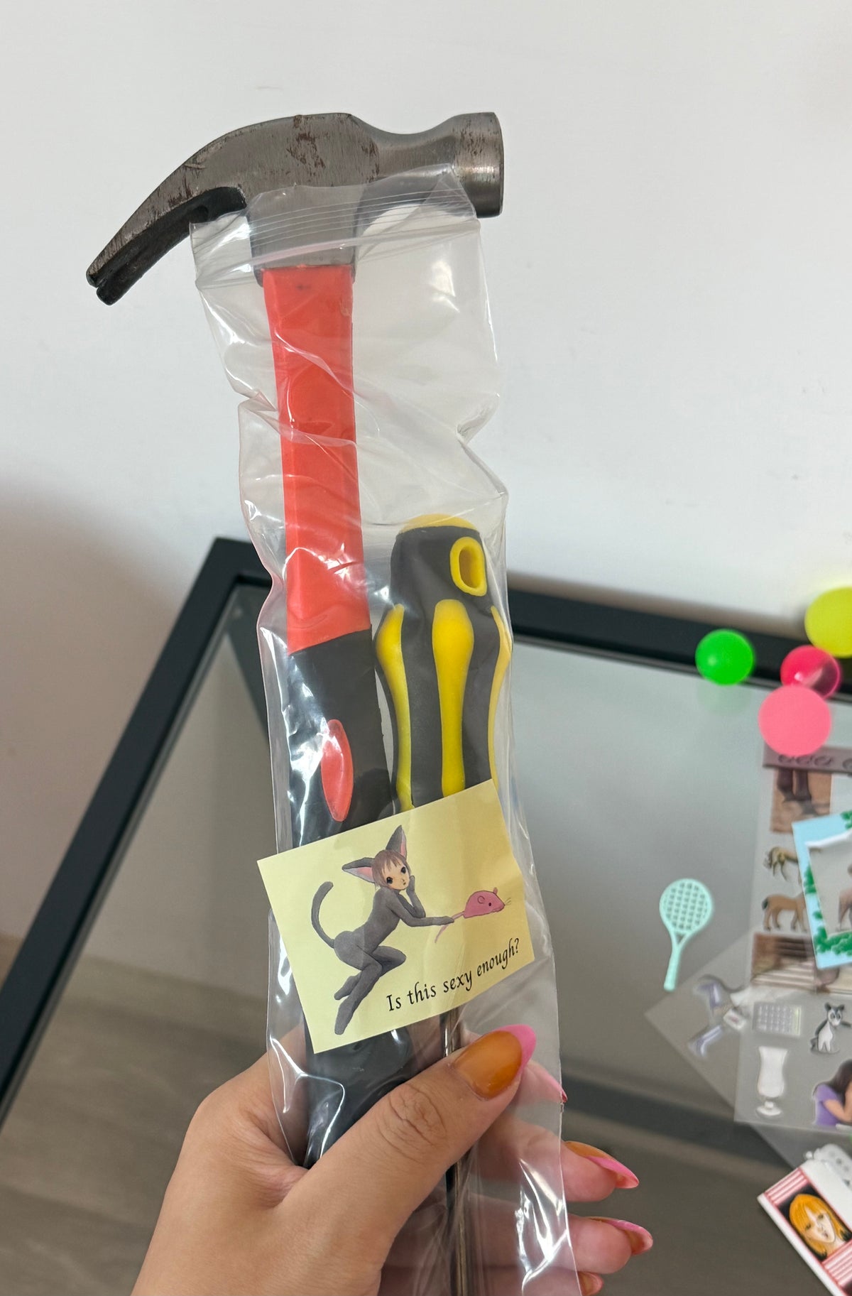 Niptong Jelly Bean Kitty Sticker