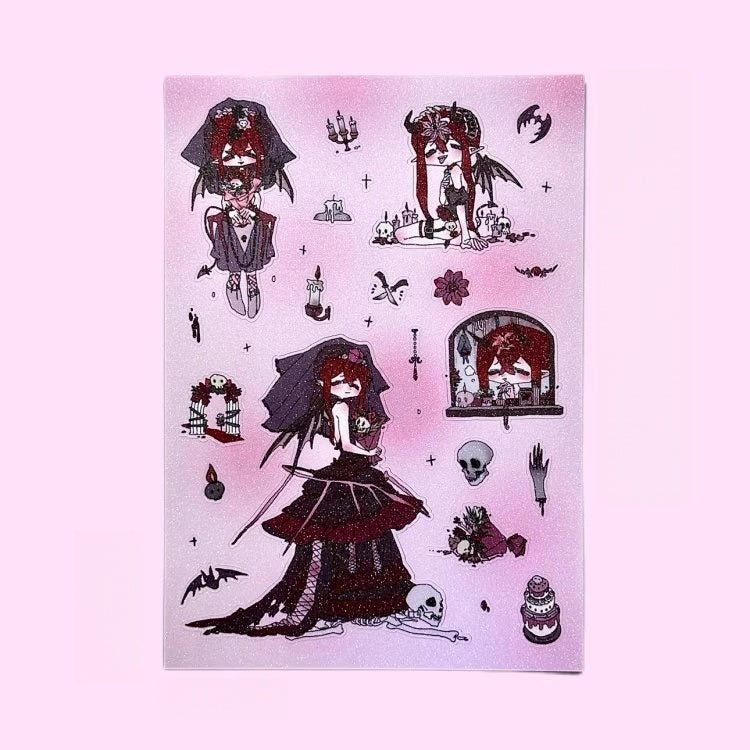 Pipoo Symbiont Star Holo Stickers