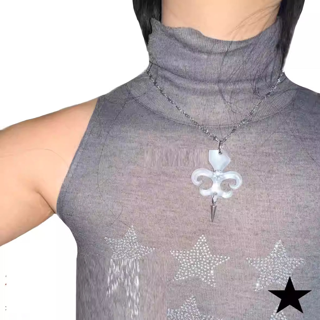 thenewyouthpark Starlink Crystal Necklace