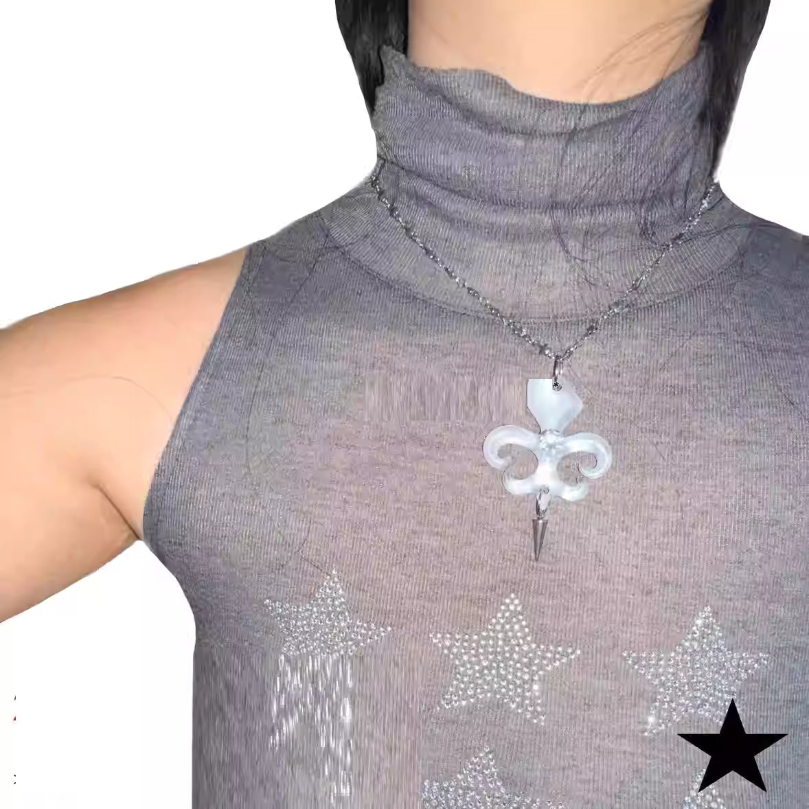 thenewyouthpark Starlink Crystal Necklace