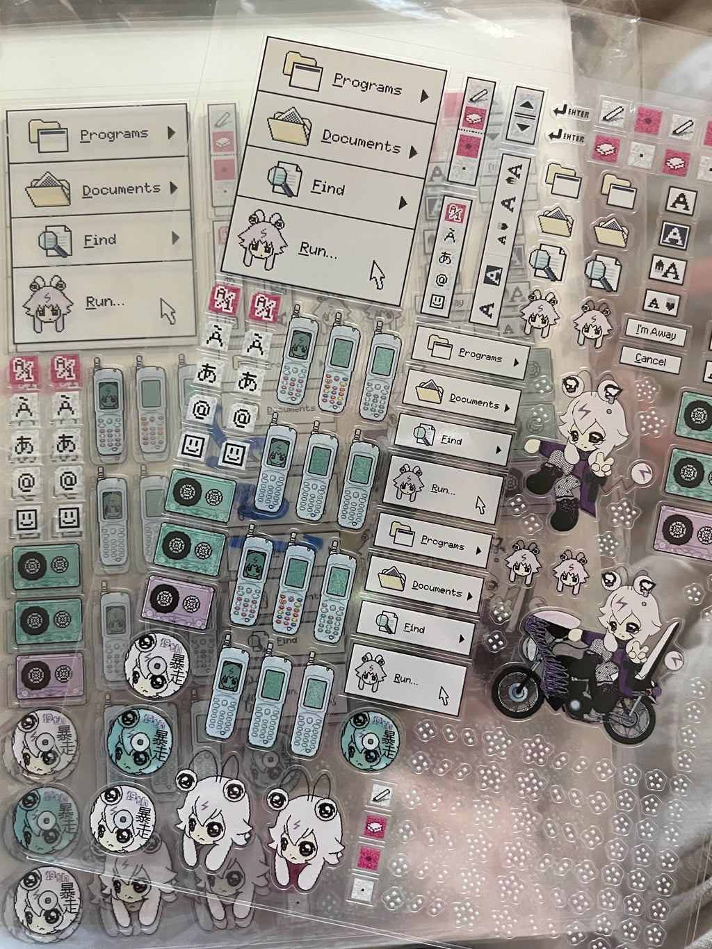 Pipoo Kangkang Baby Alt World Sticker Series