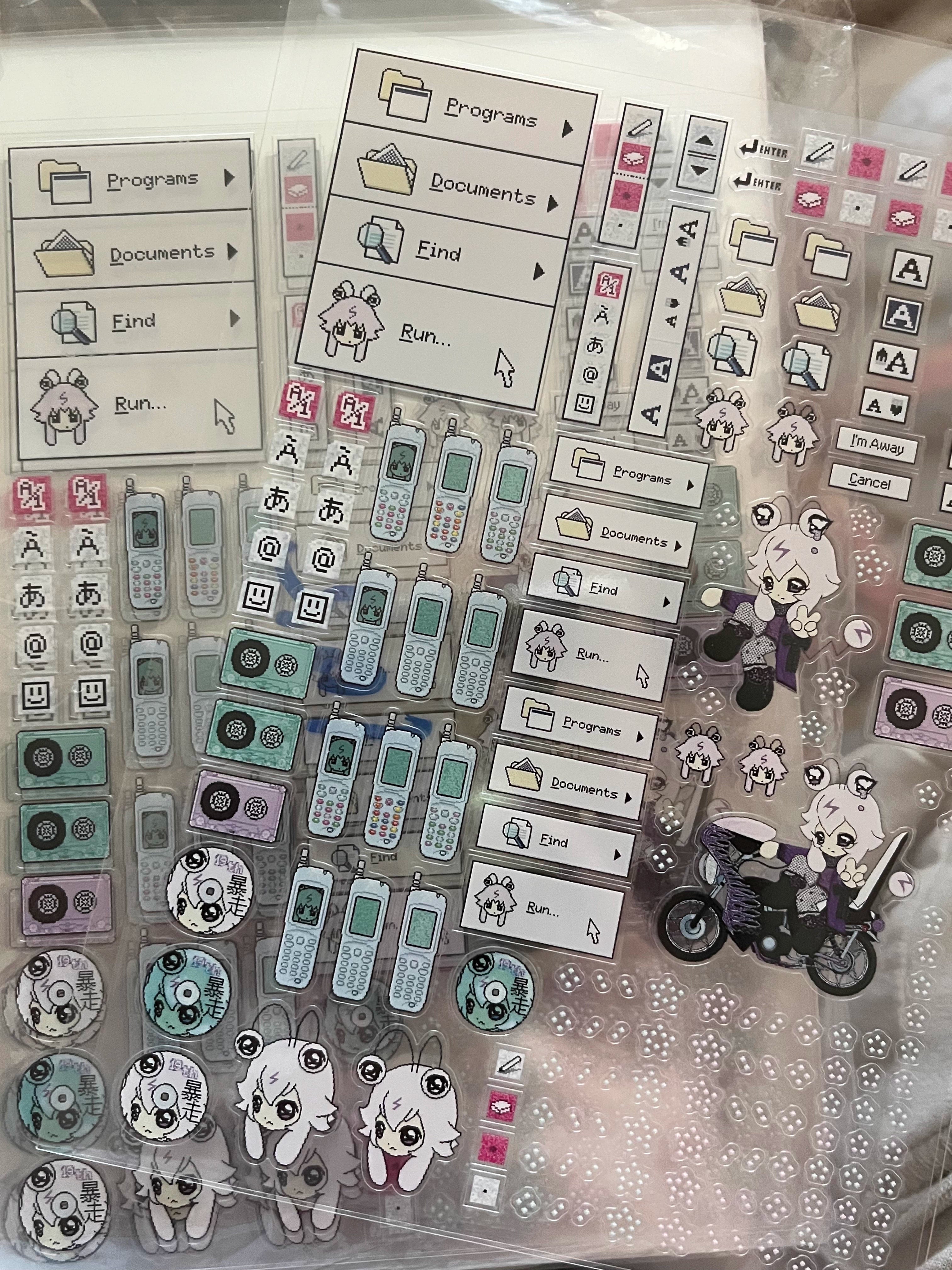 Pipoo Kangkang Baby Alt World Sticker Series