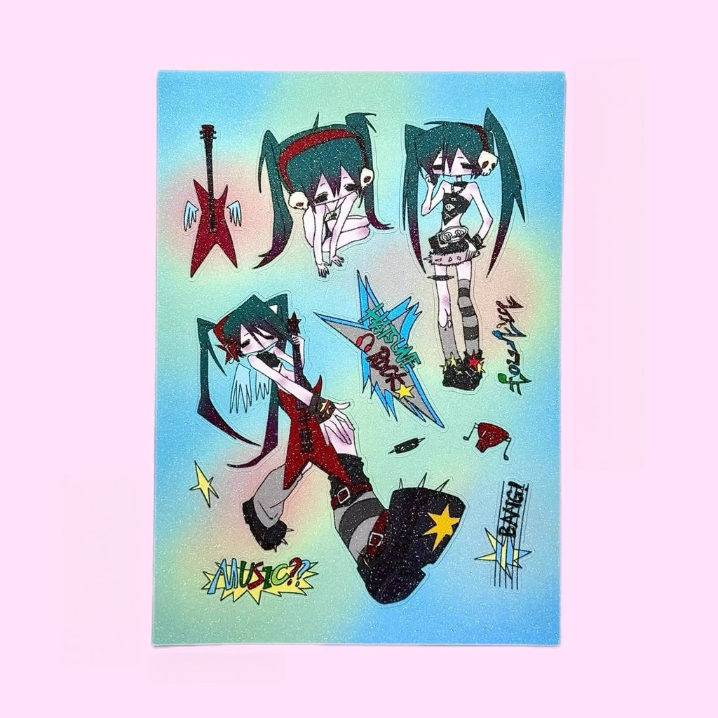 Pipoo Symbiont Star Holo Stickers