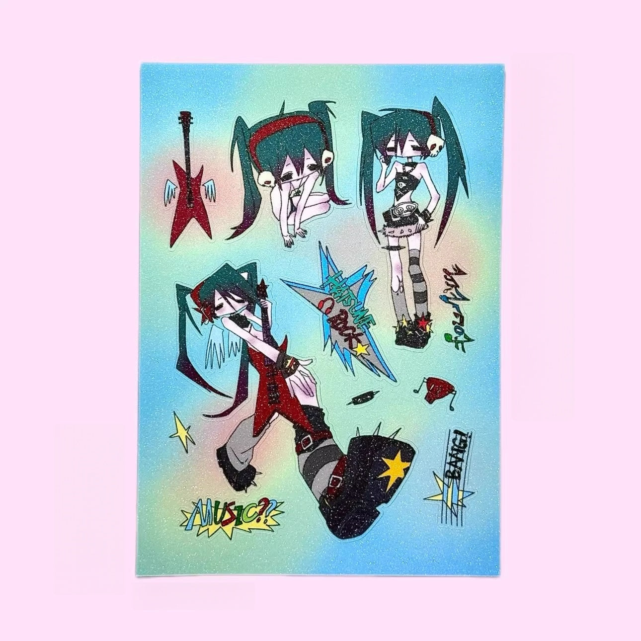 Pipoo Symbiont Star Holo Stickers