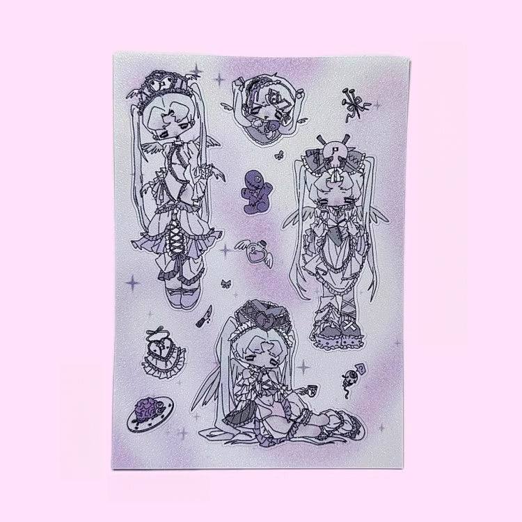 Pipoo Symbiont Star Holo Stickers