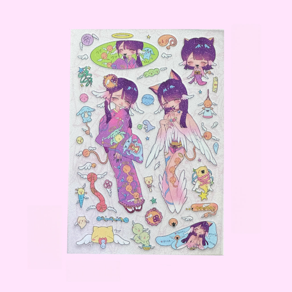 Pipoo Symbiont Star Holo Stickers