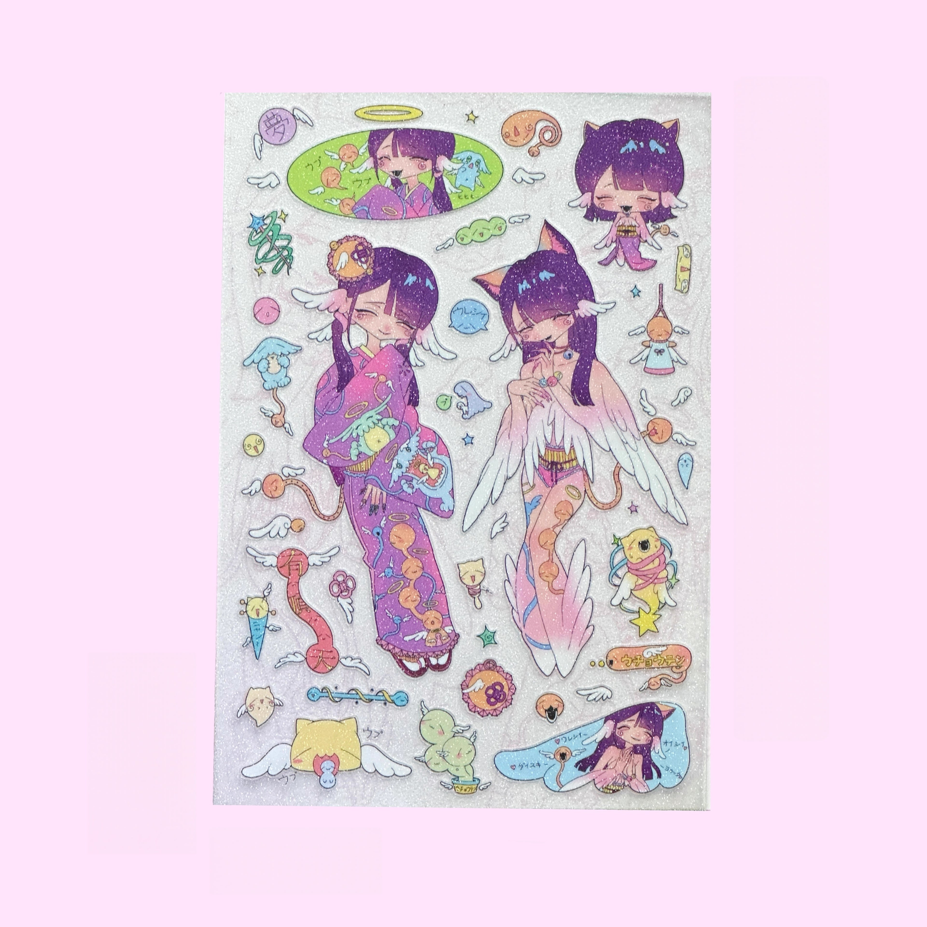 Pipoo Symbiont Star Holo Stickers