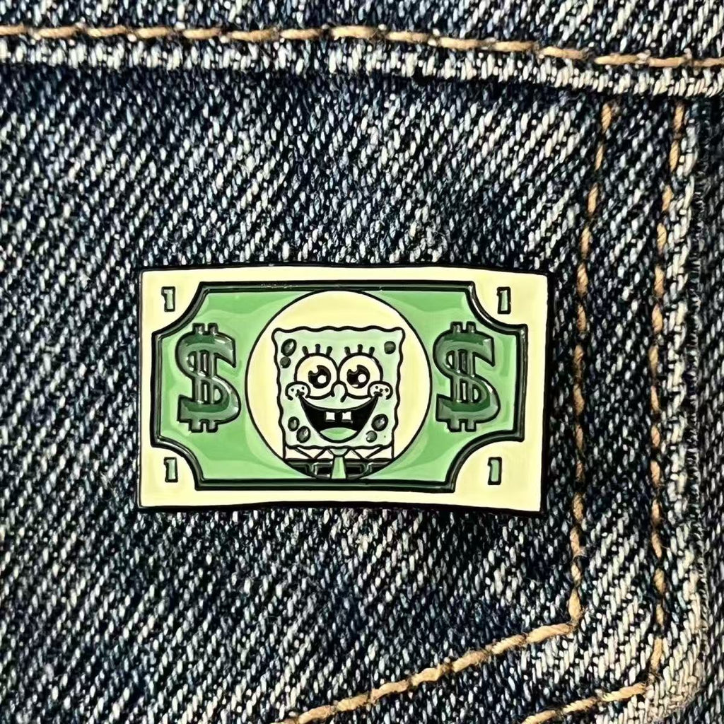 Sponge Dollar Brooch