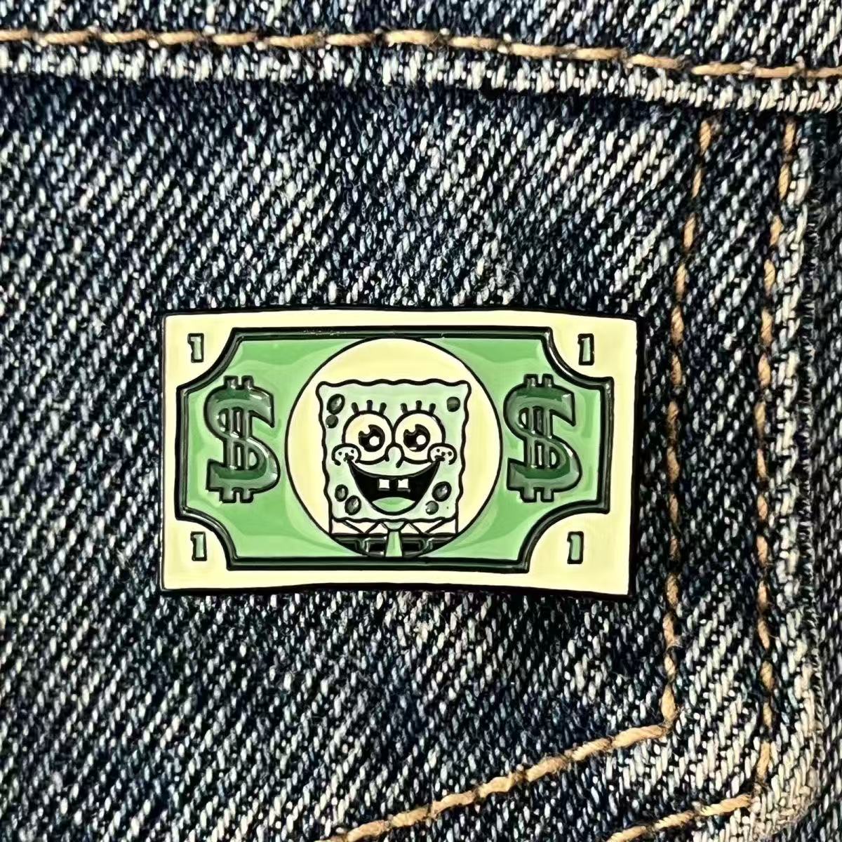 Sponge Dollar Brooch