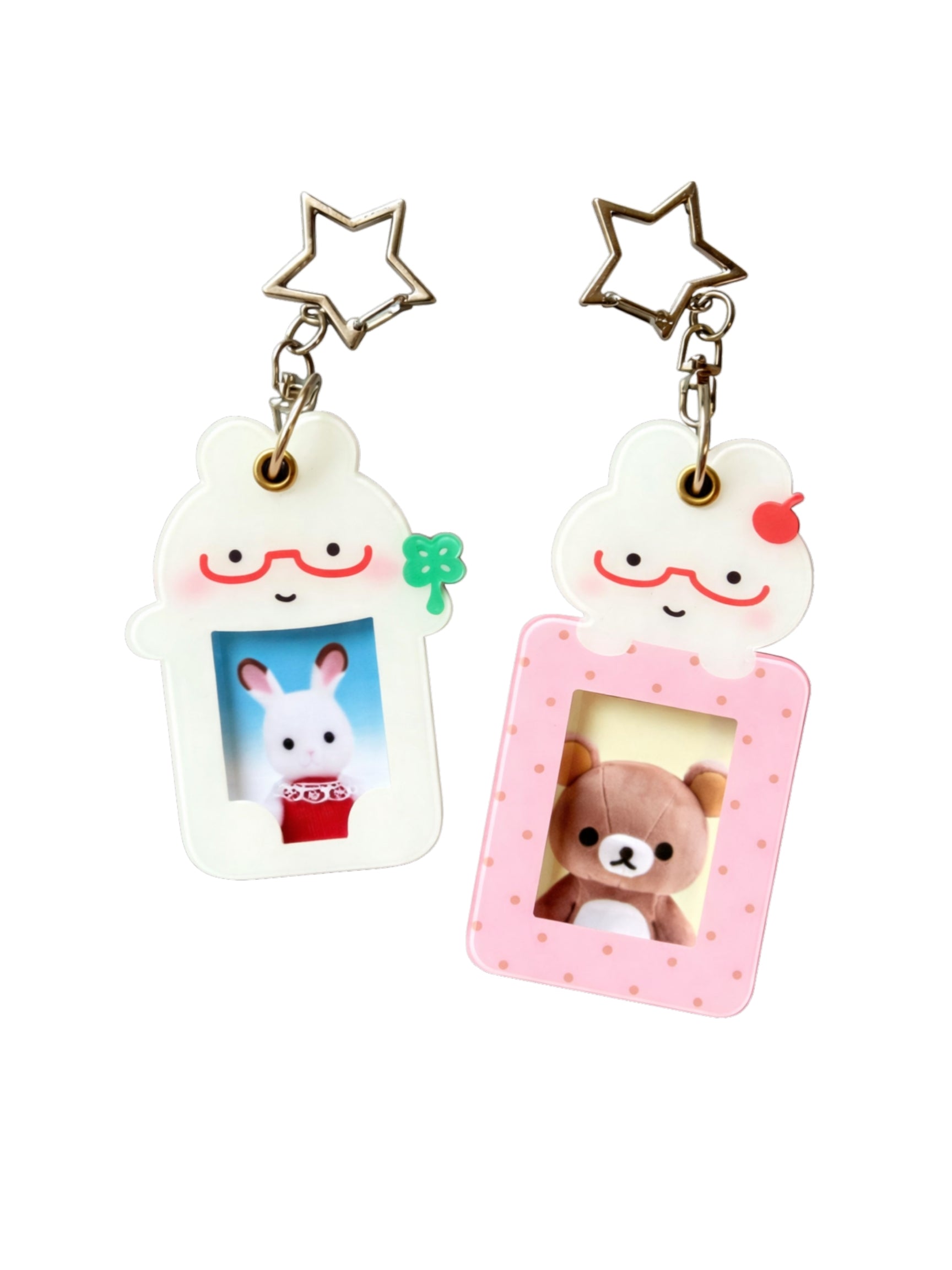 NosleepPark Bunny Buddy Photo Keychain