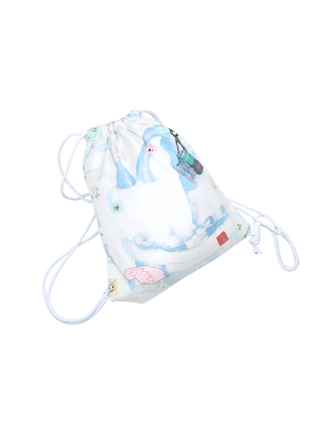 alldollscode Original Illustration Waterproof Drawstring Sports Cycling Backpack