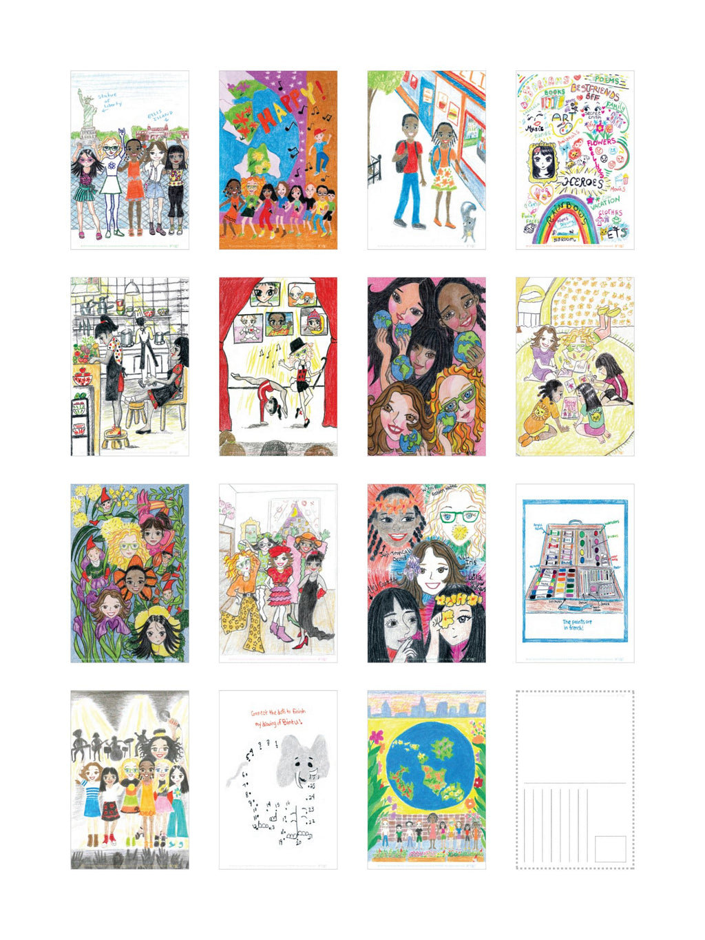 Girl Around the World: Postcard