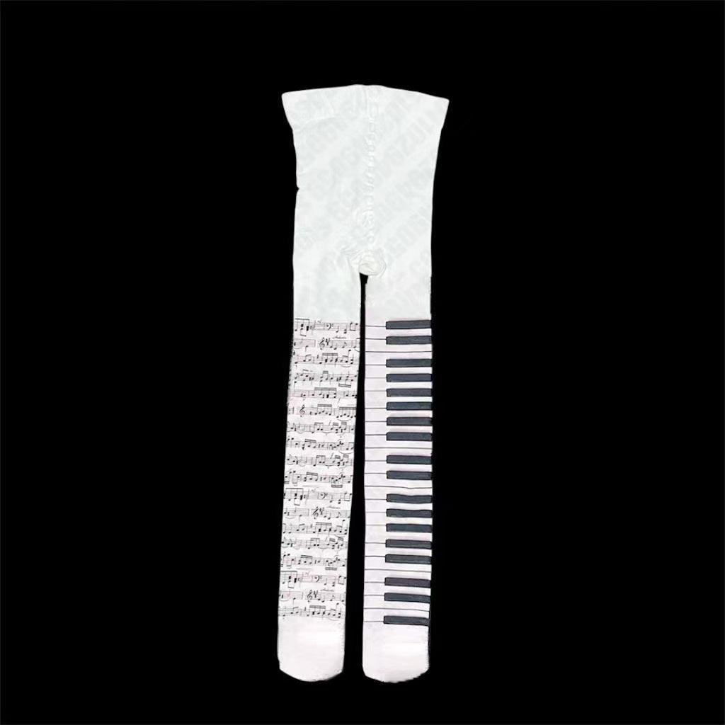 Piano & Sheet Music Socks