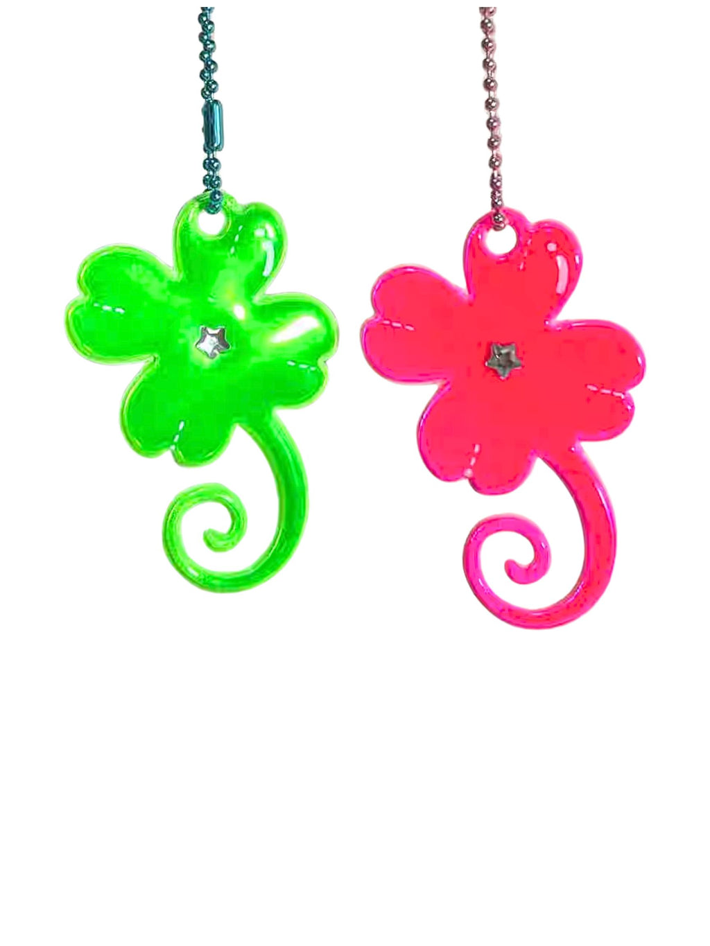 Kiiidsclub Lucky Glow Clover Keychain