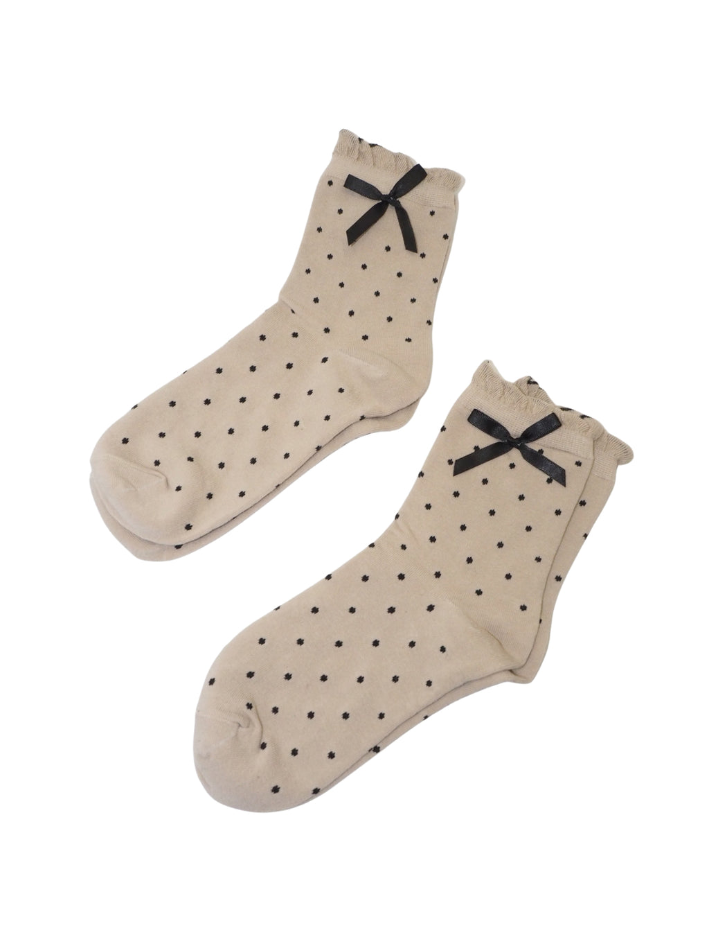 Fine Dot Mid-Calf Socks